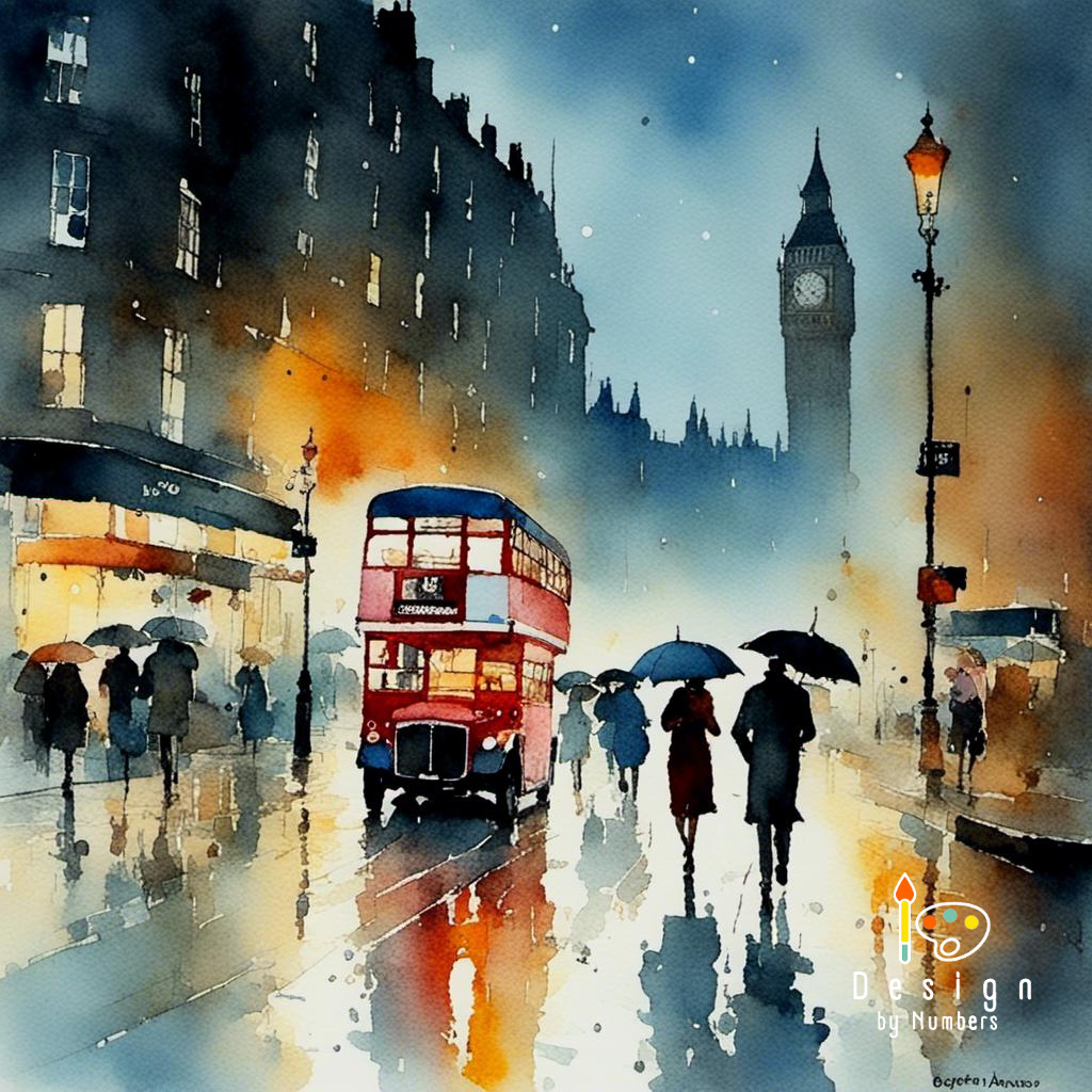 A Dream of London- Paint By Numbers