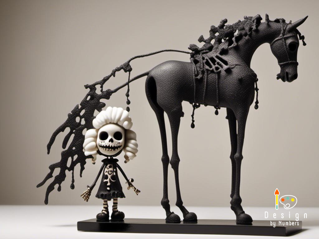 A Girl and Her Horse - Paint by Numbers