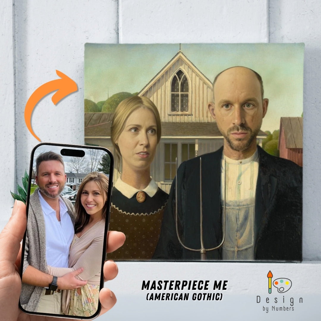 Masterpiece Me- Custom American Gothic Canvas Print