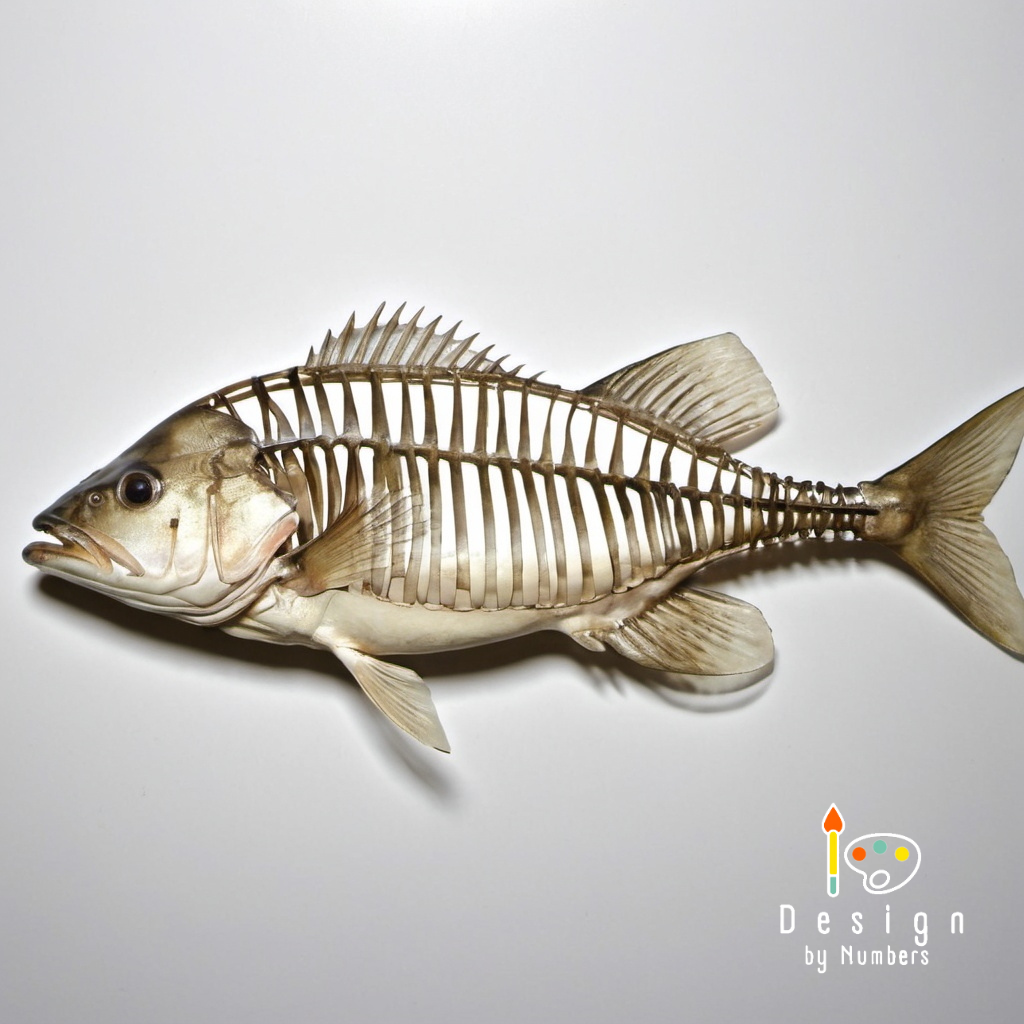 Anatomy of a Fish- Paint By Numbers