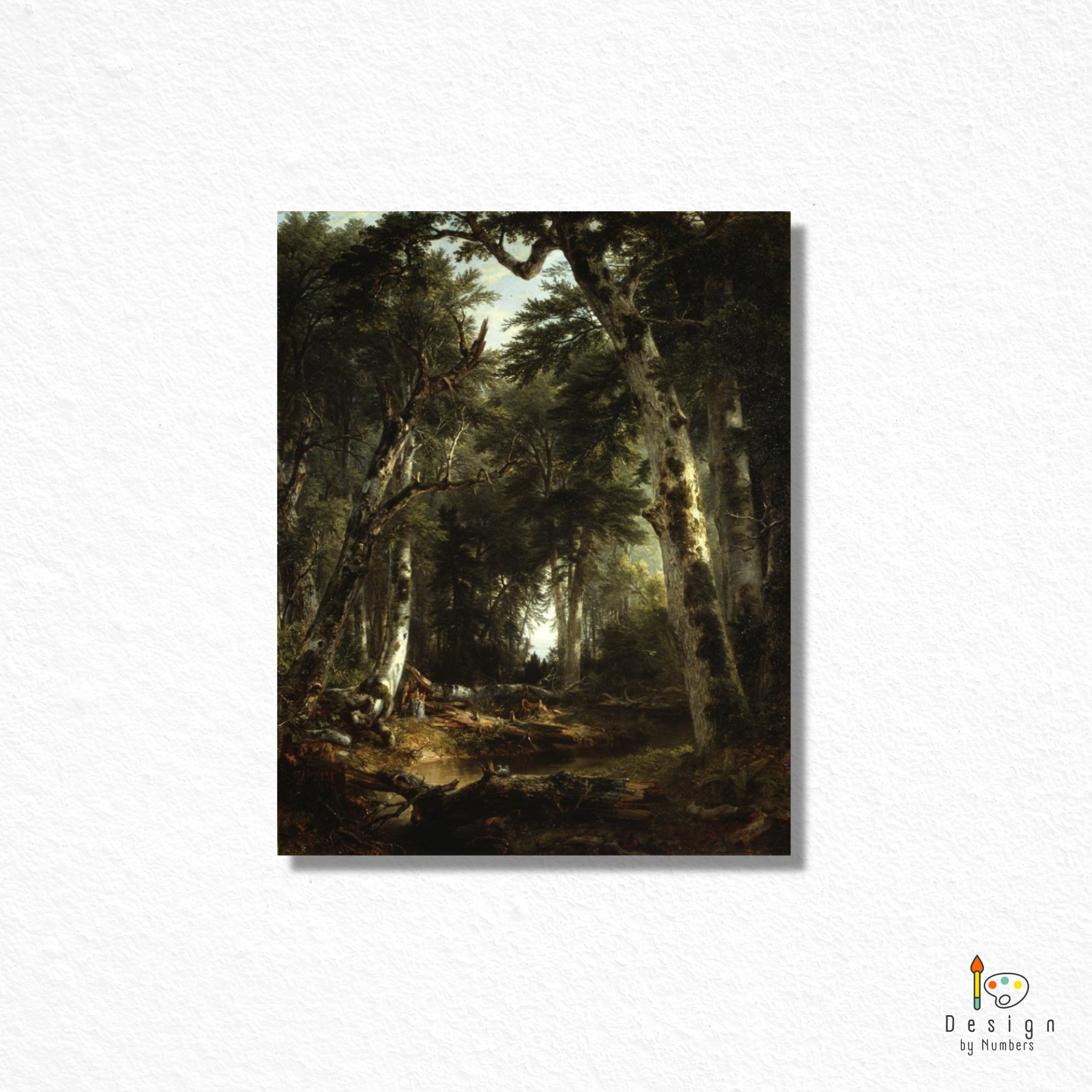 In the Woods - Asher Durand- Paint by Numbers
