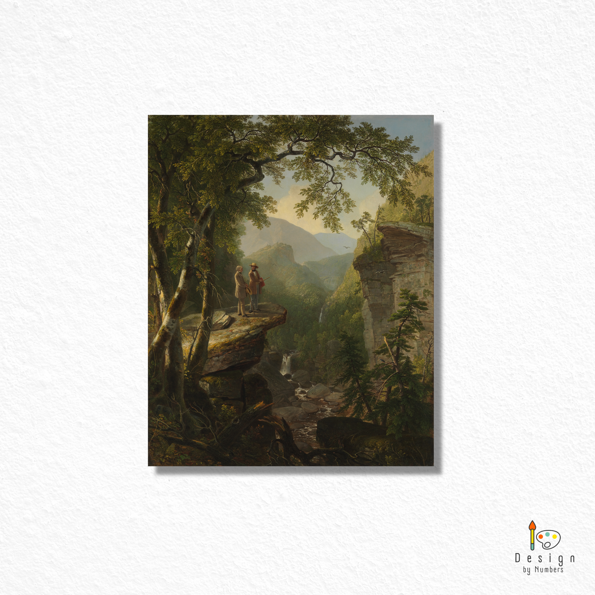 Kindred Spirits- Asher Durand- Paint by Numbers