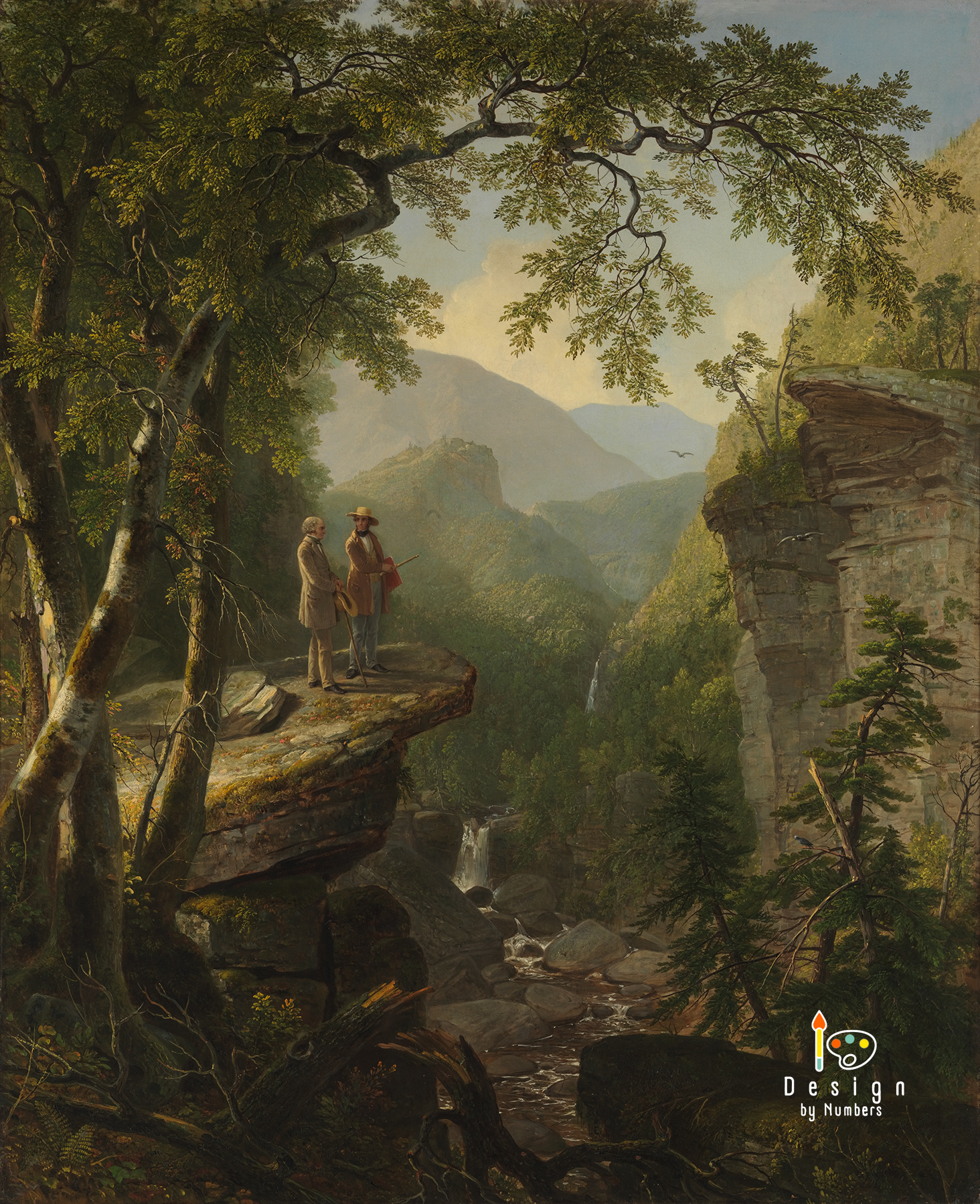 Kindred Spirits - Asher Durand - Paint by Numbers