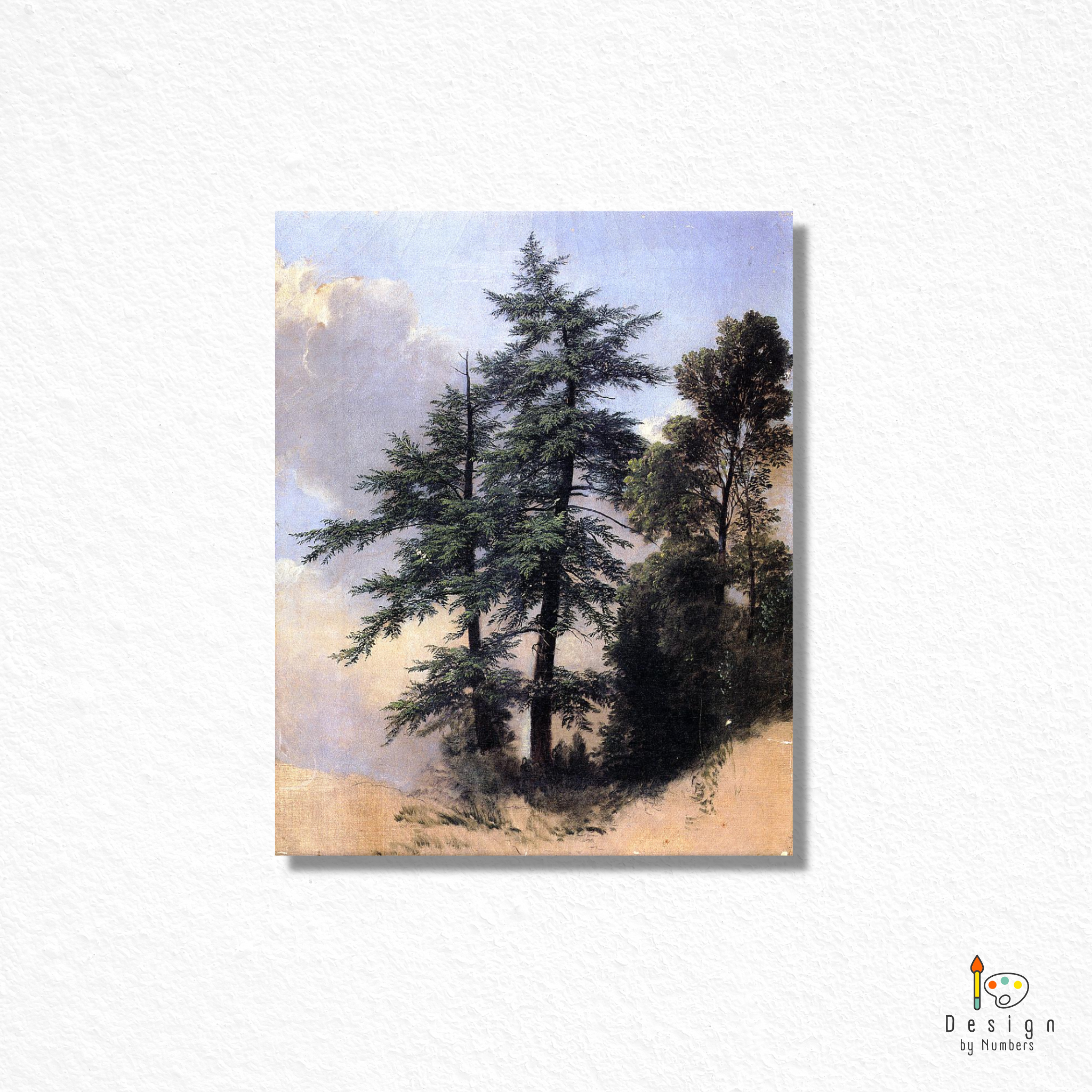 Nature Study- Asher Durand- Paint by Numbers