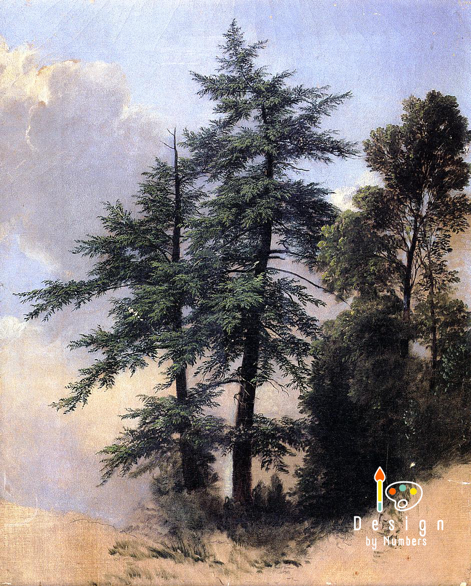 Nature Study- Asher Durand- Paint by Numbers