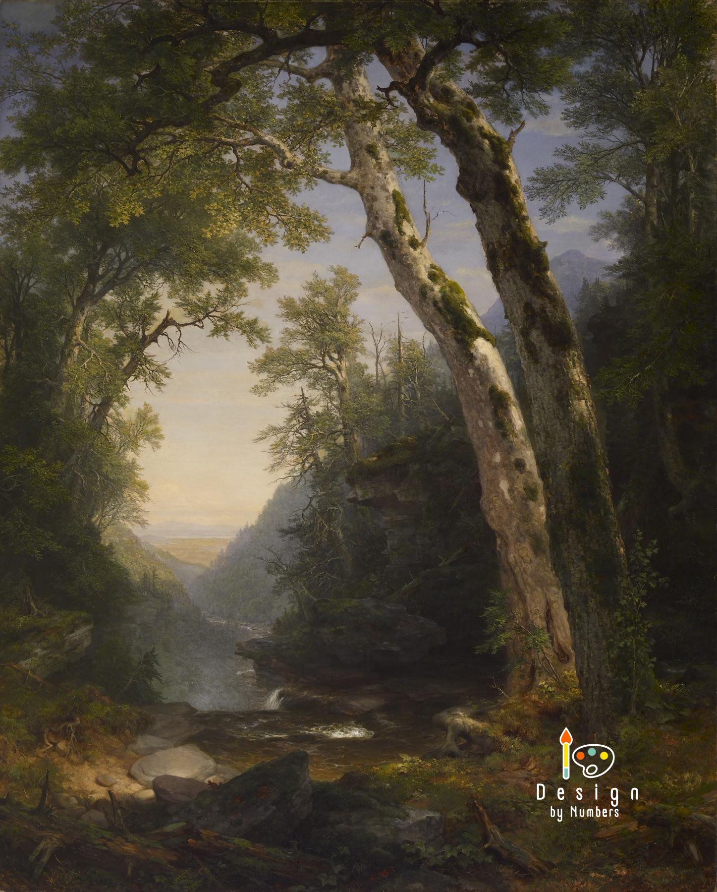 The Catskills- Asher Durand- Paint by Numbers