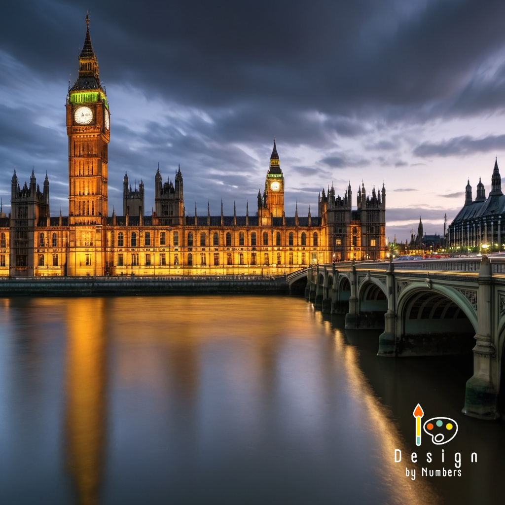 Ben on Thames- Paint By Numbers