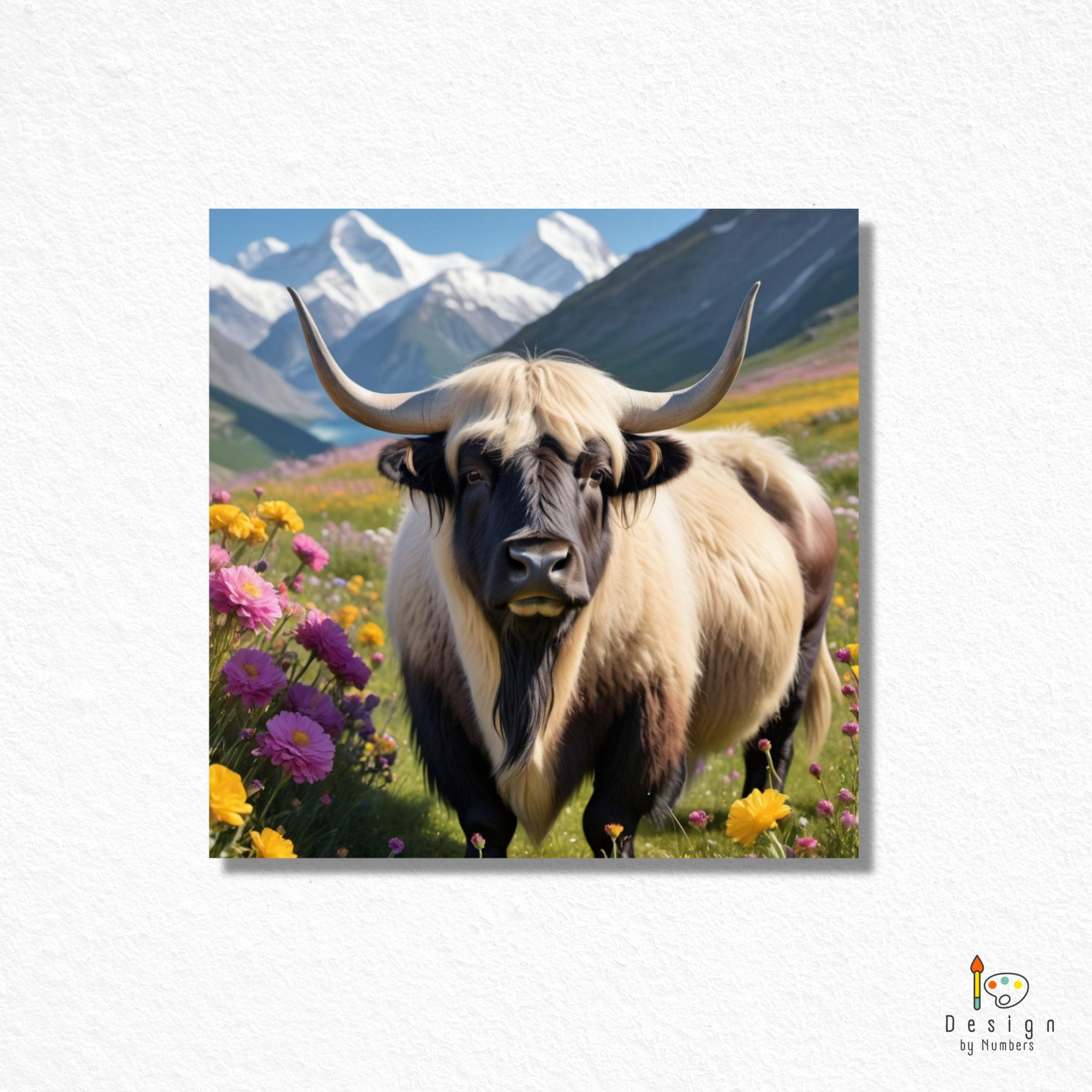 Wildflower Bison- Paint By Numbers