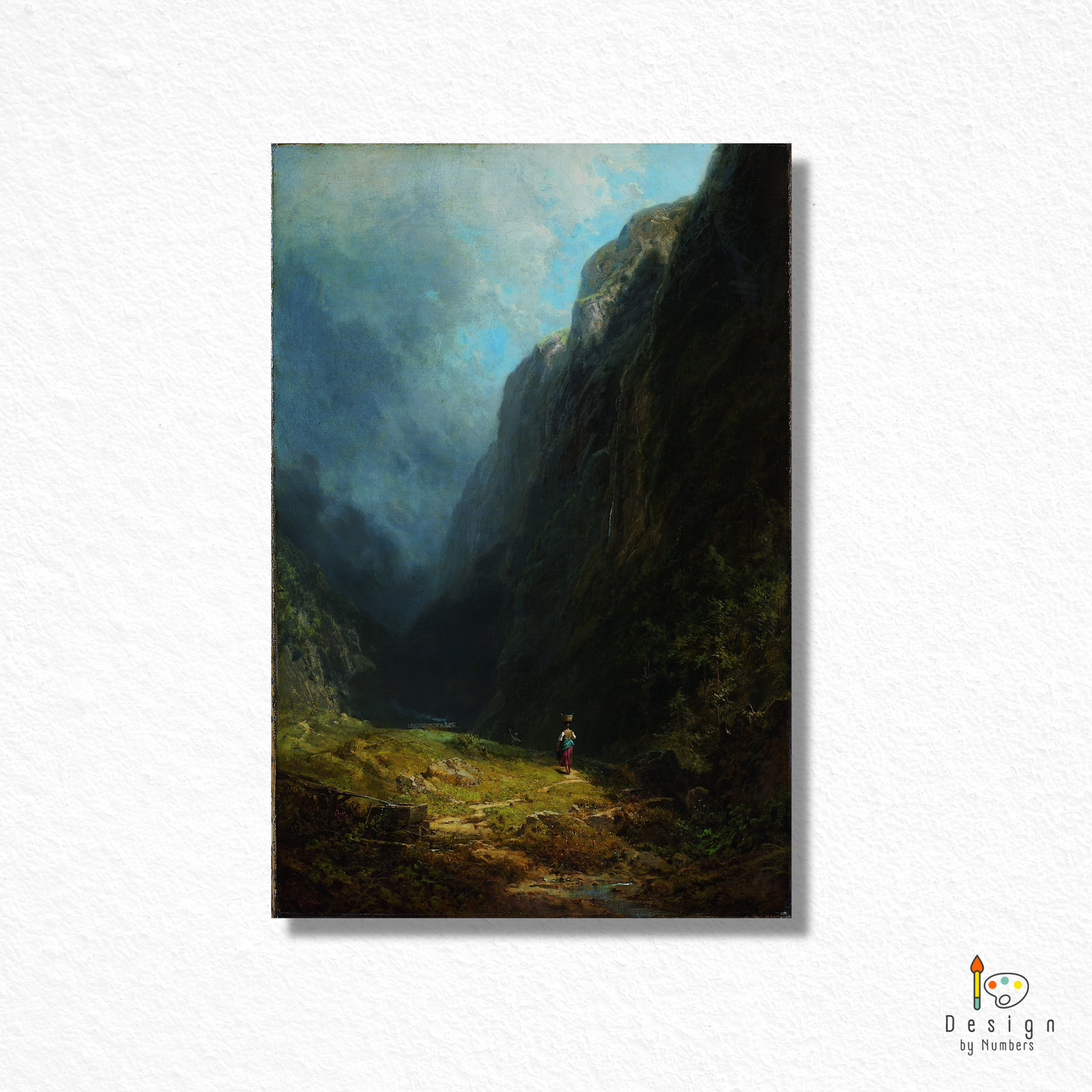 In the Alpine High Valley - Carl Spitzweg - Paint by Numbers