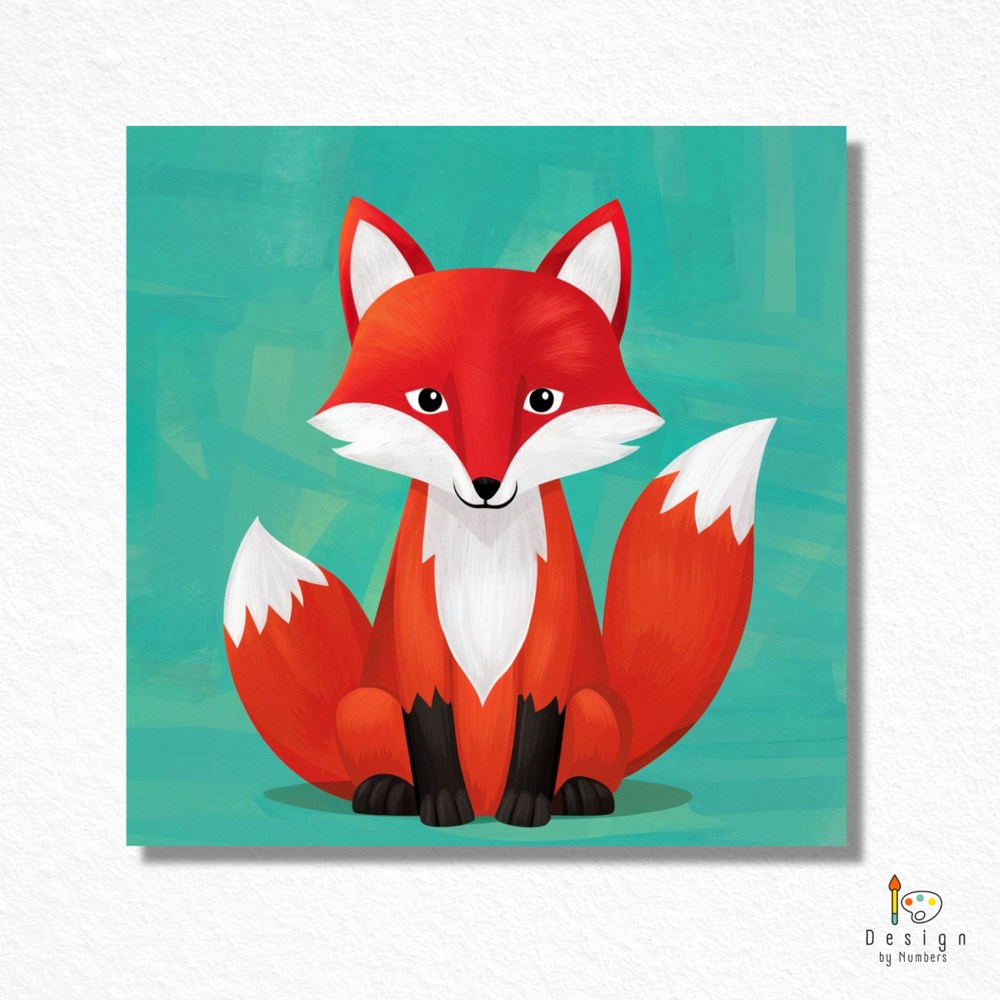 Friendly Fox- Paint by Numbers