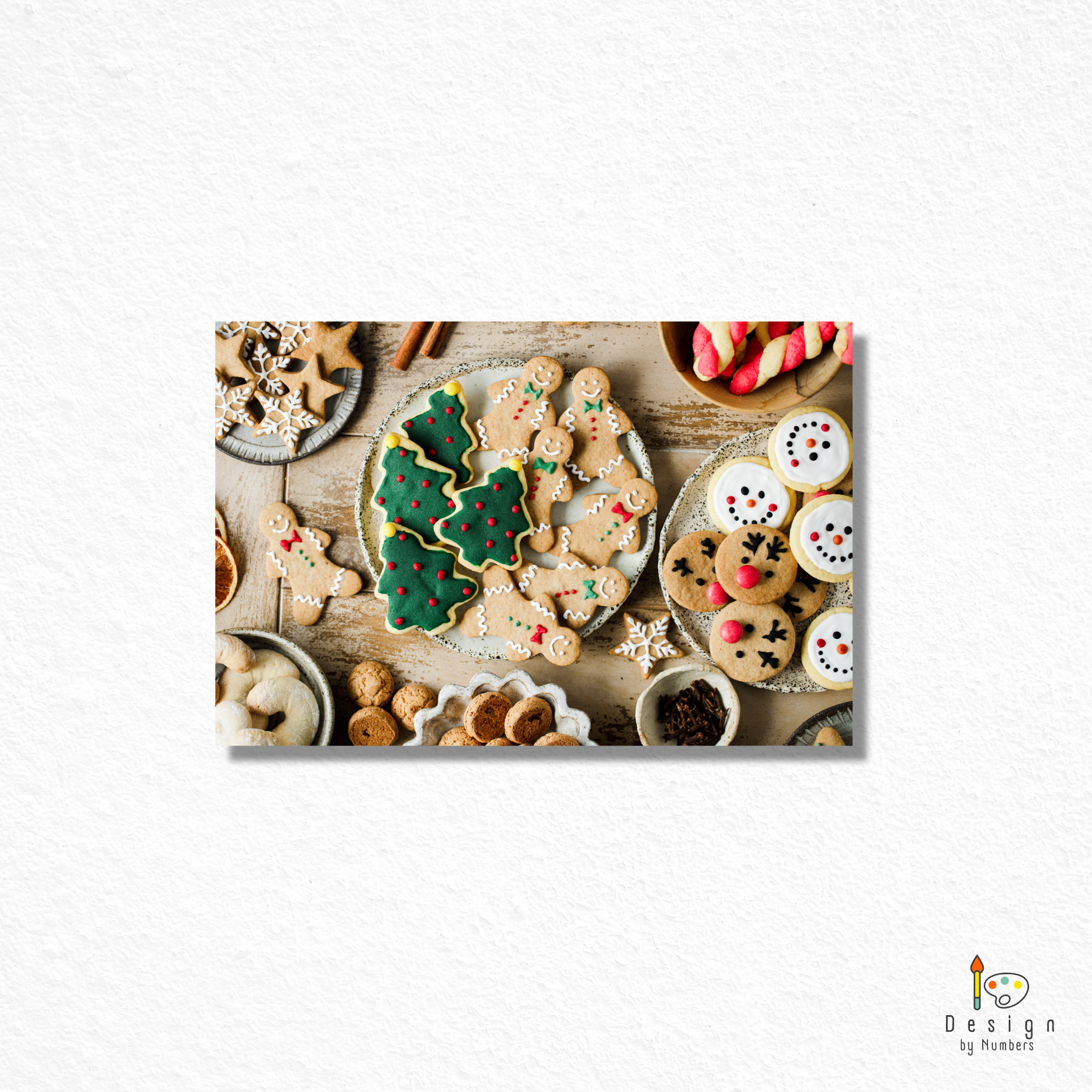 Christmas Cookies - Paint by Numbers