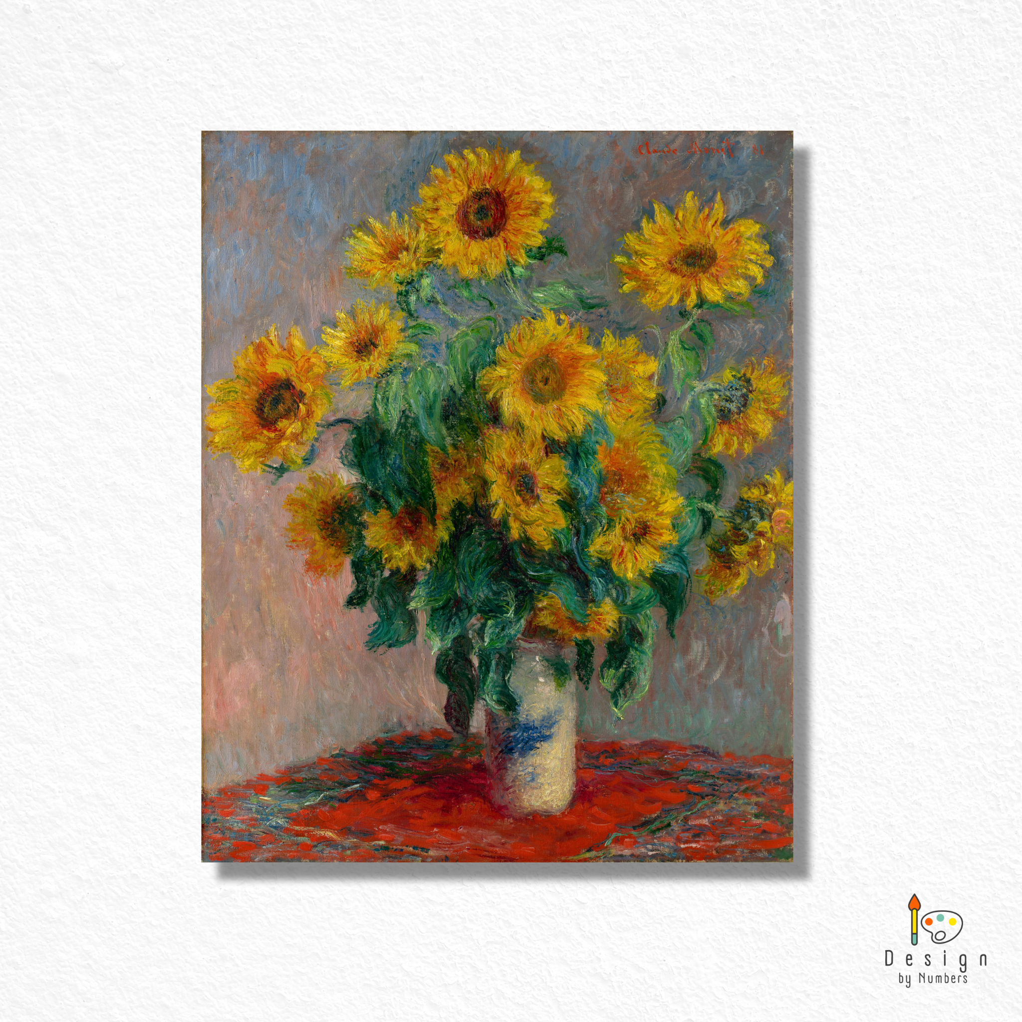 Bouquet of Sunflowers - Claude Monet - Paint by Numbers
