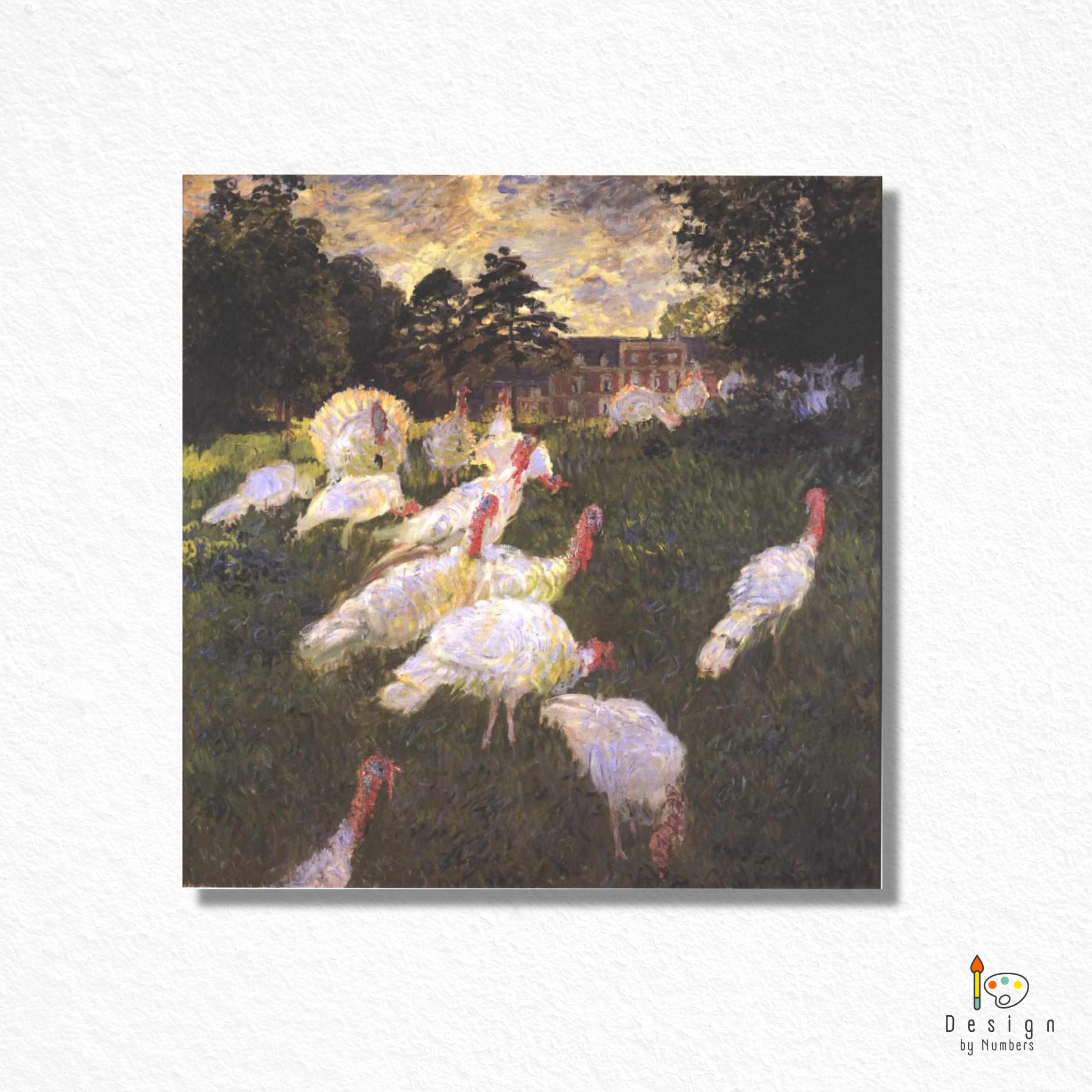 The Turkeys - Claude Monet - Paint by Numbers