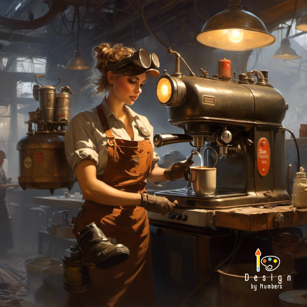 Clockwork Brew- Paint By Numbers