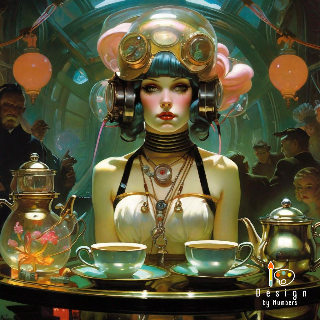 Clockwork Cafe- Paint By Numbers