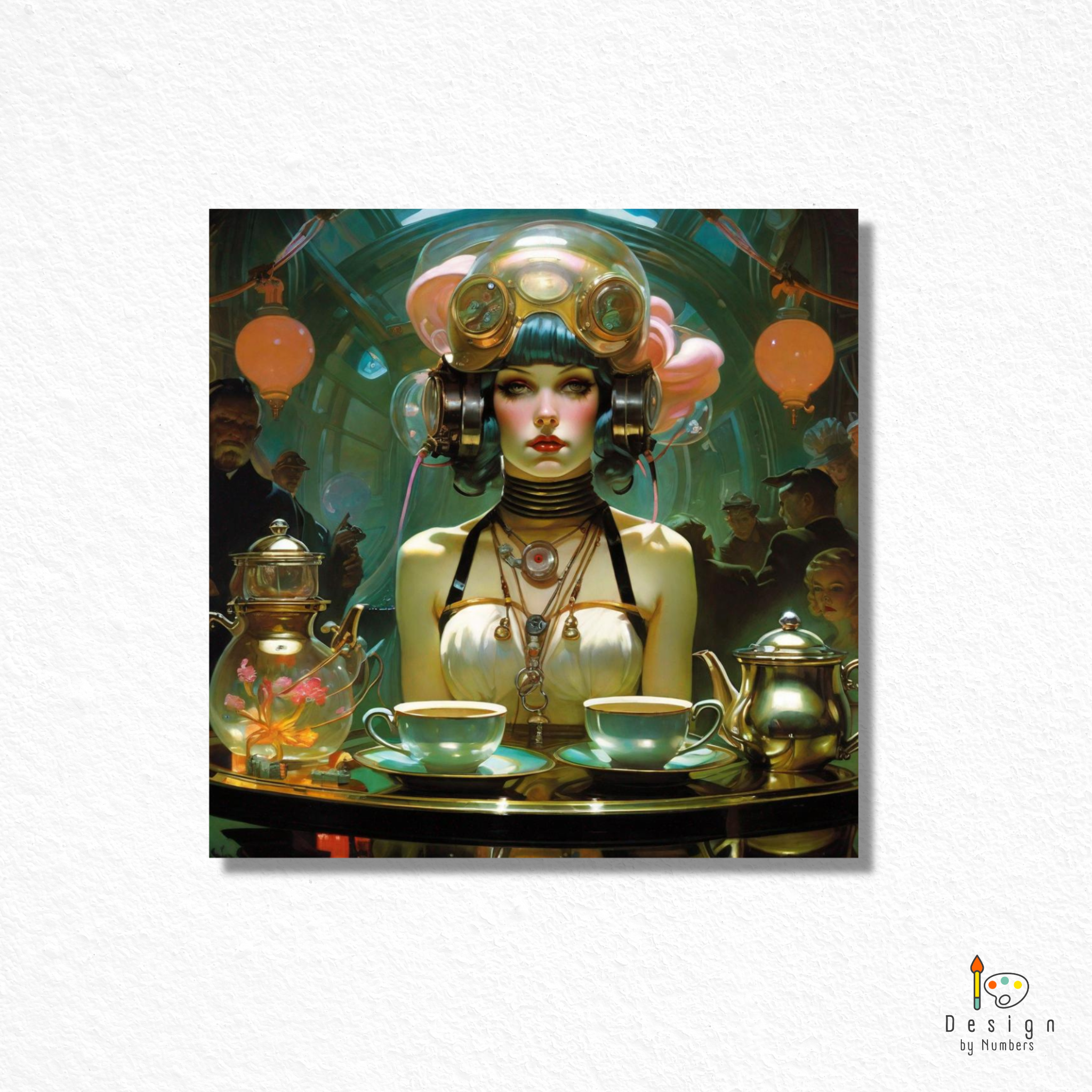 Clockwork Cafe- Paint By Numbers