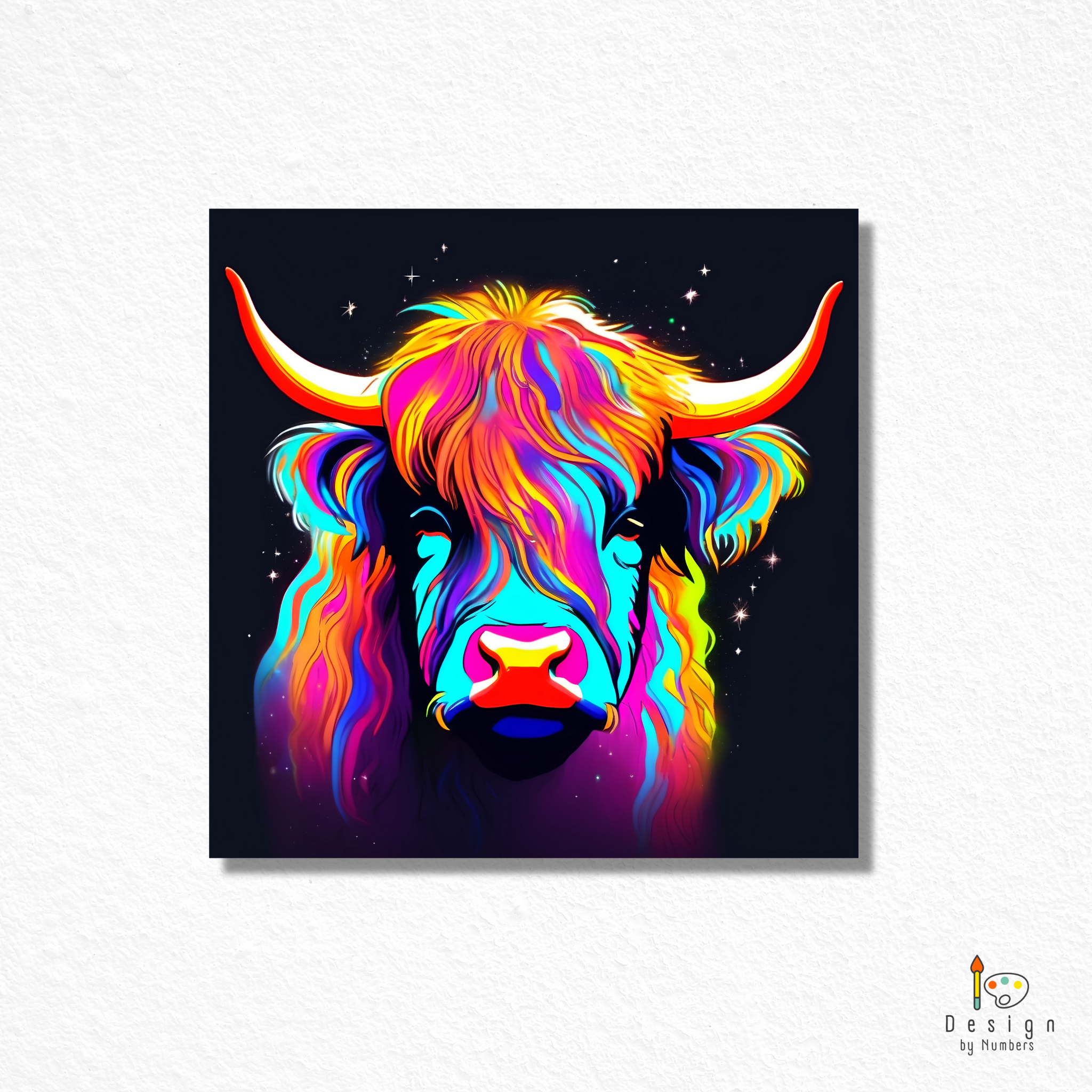 Cosmic Cow- Paint By Numbers