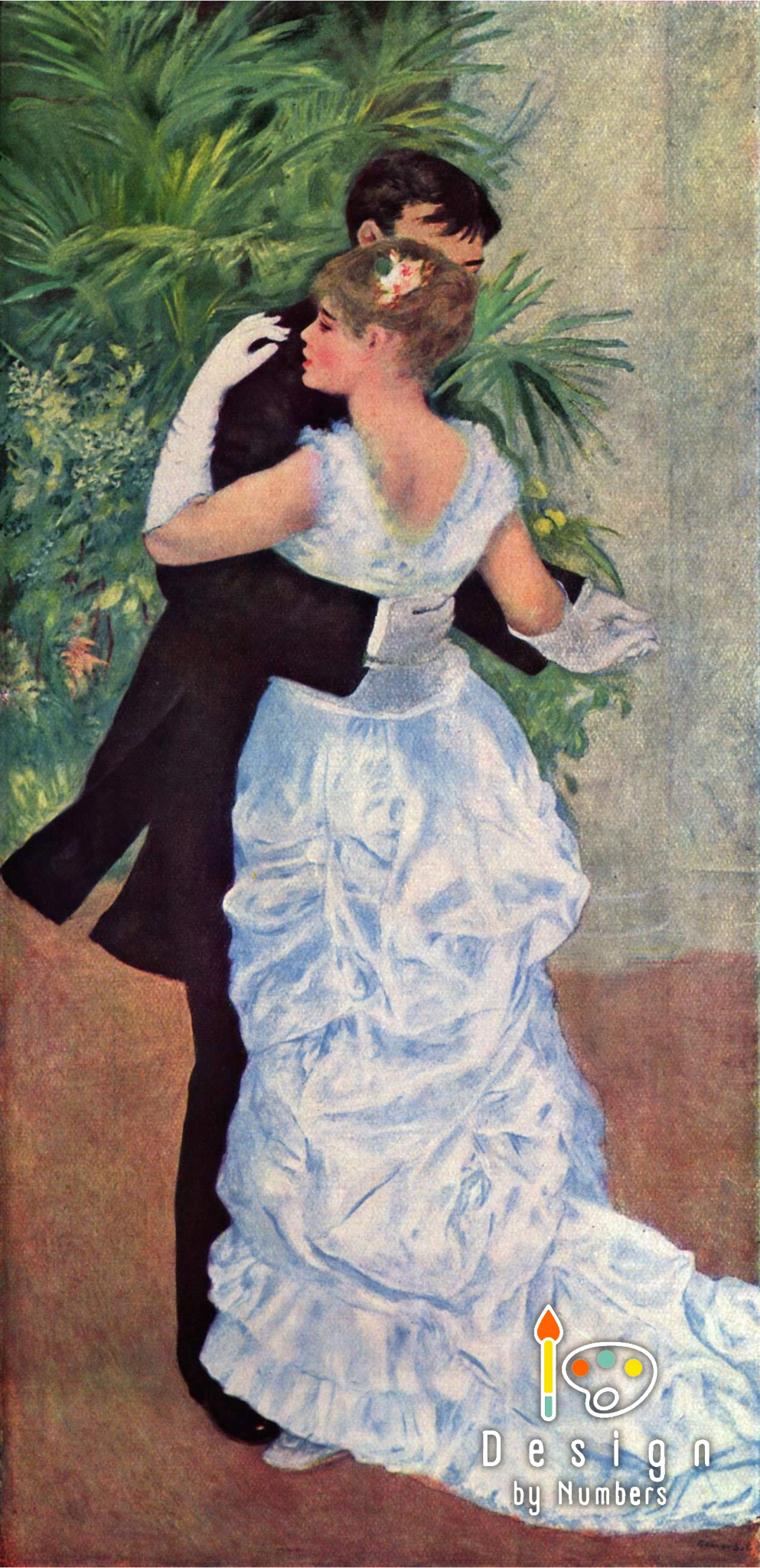 Dance in the City- Pierre-Auguste Renoir- Paint by Numbers