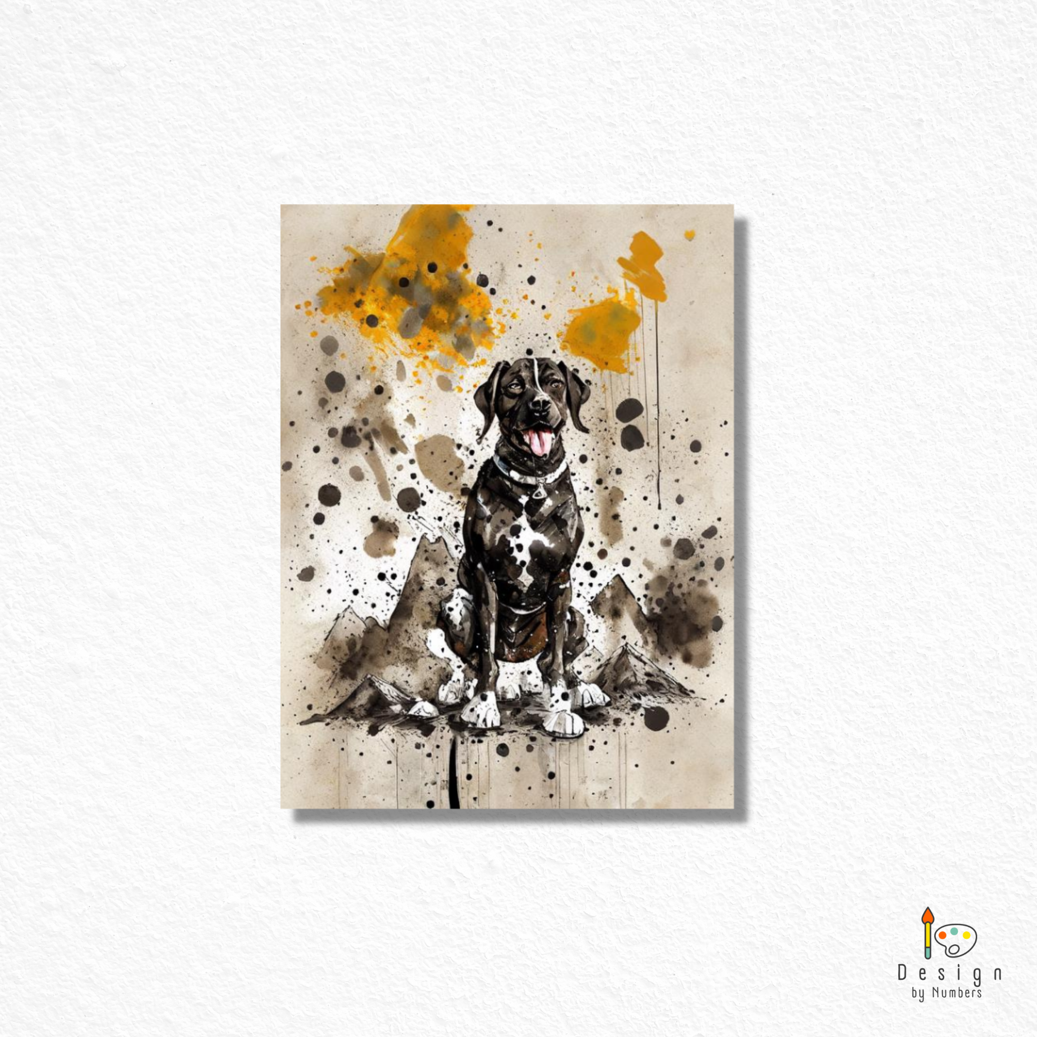 Modern Canine- Paint By Numbers