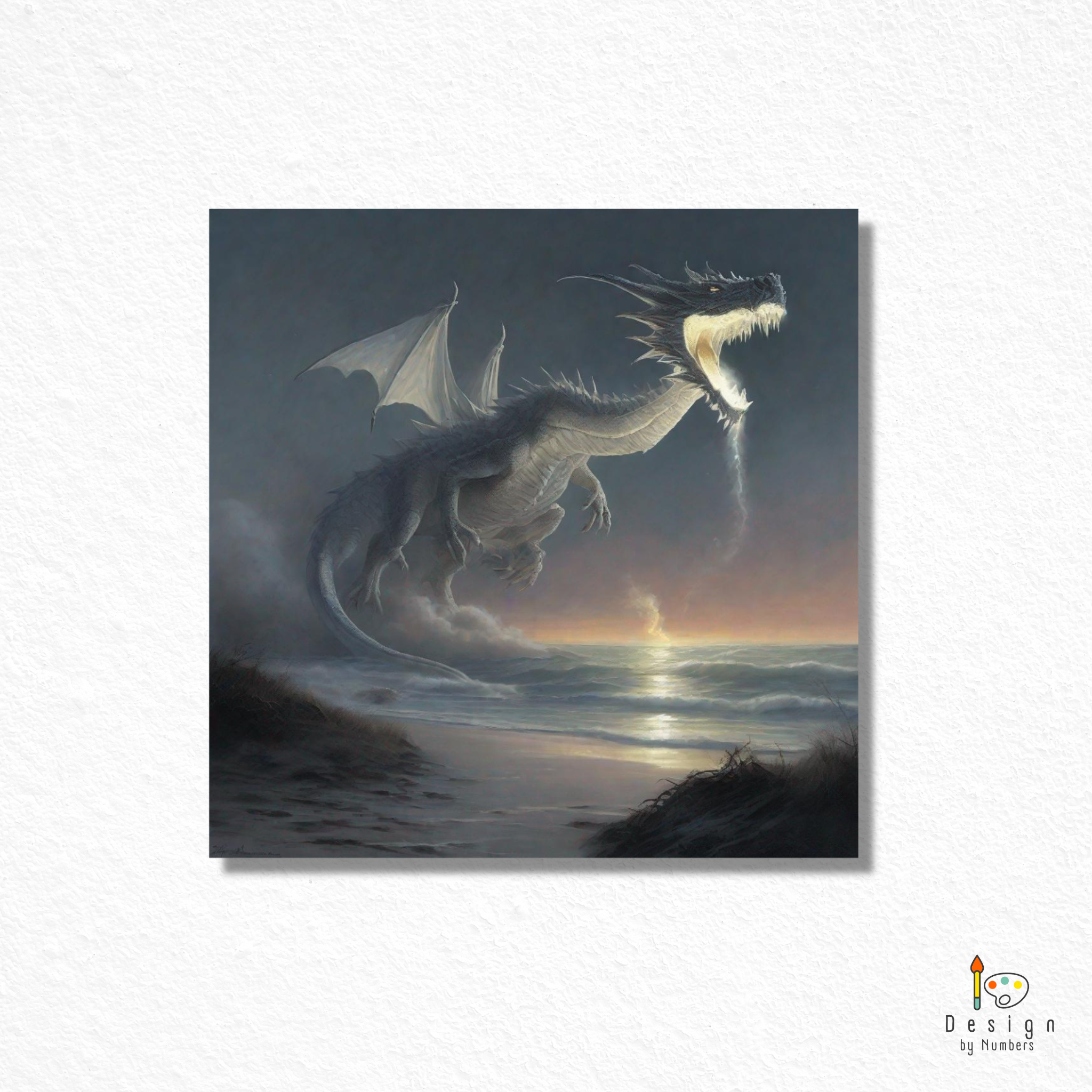 Ethereal Draco- Paint By Numbers