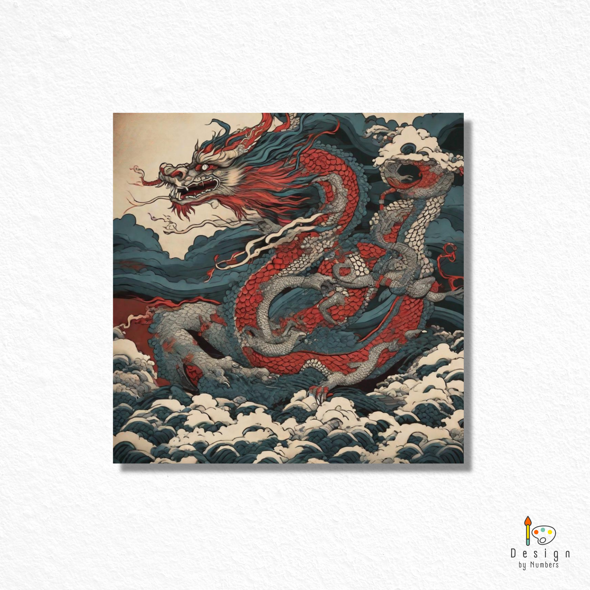 Mythical Fire- Paint By Numbers