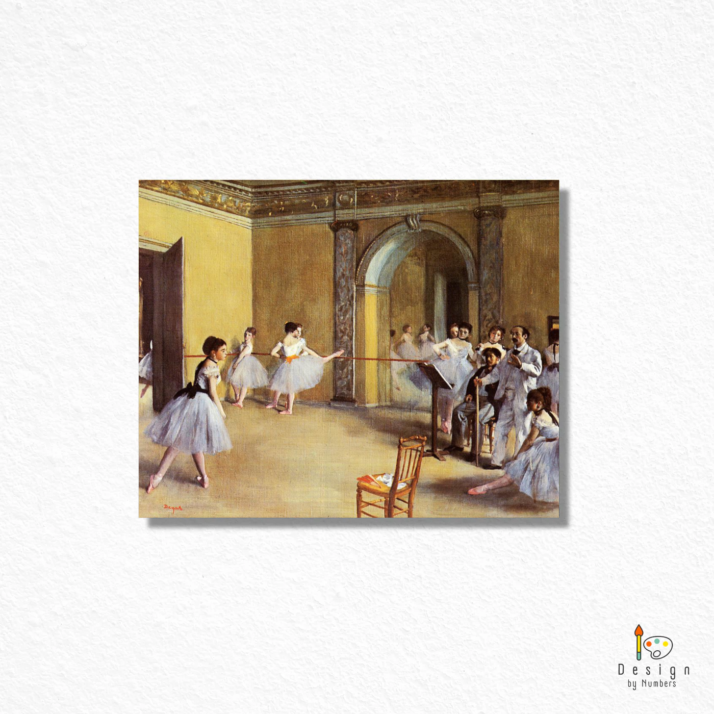 Dance Class at the Opera, rue Le Peletier - Edgar Degas - Paint by Numbers