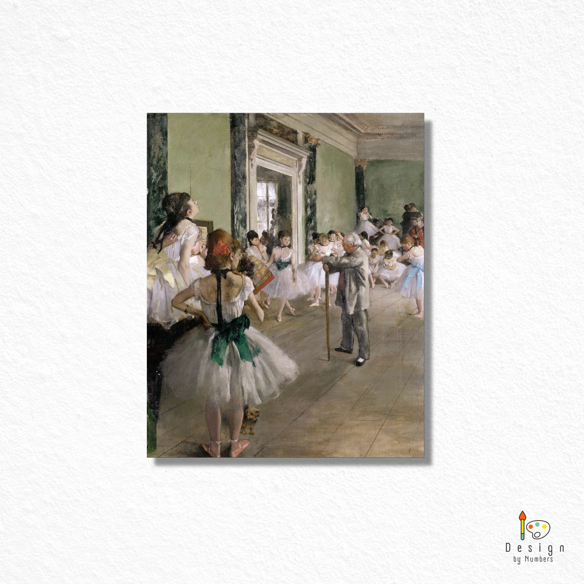 La Classe de Danse  - Edgar Degas - Paint by Numbers