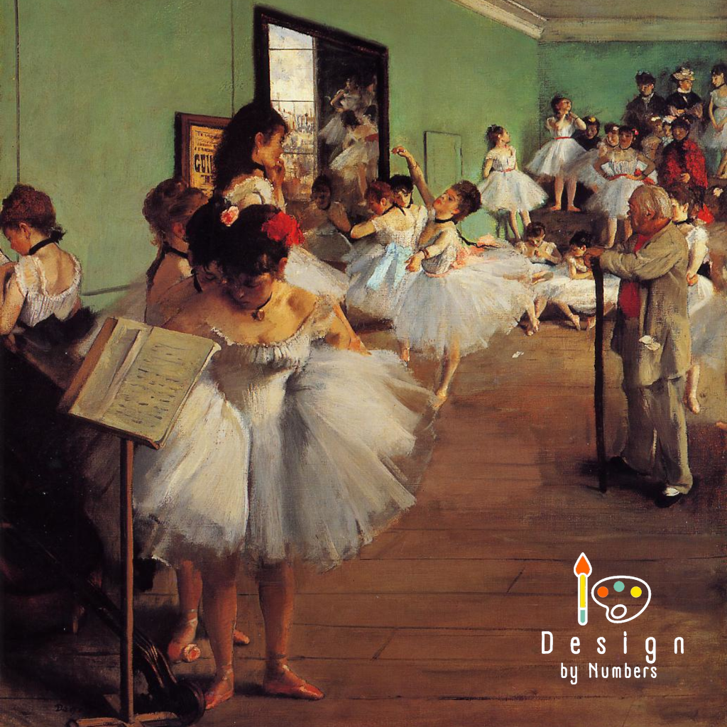 The Dance Class - Edgar Degas - Paint by Numbers