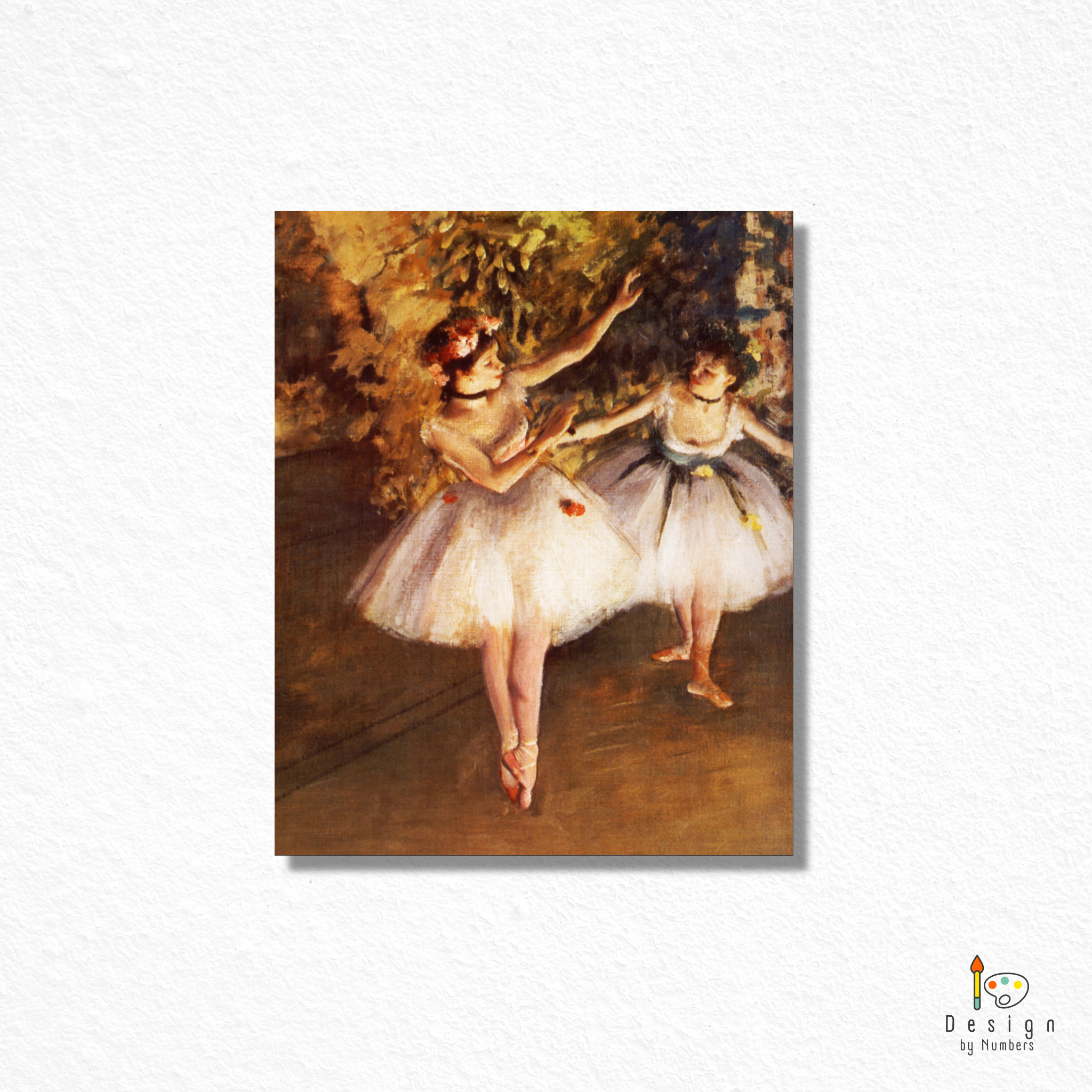 Two Dancers on Stage - Edgar Degas - Diamond Painting