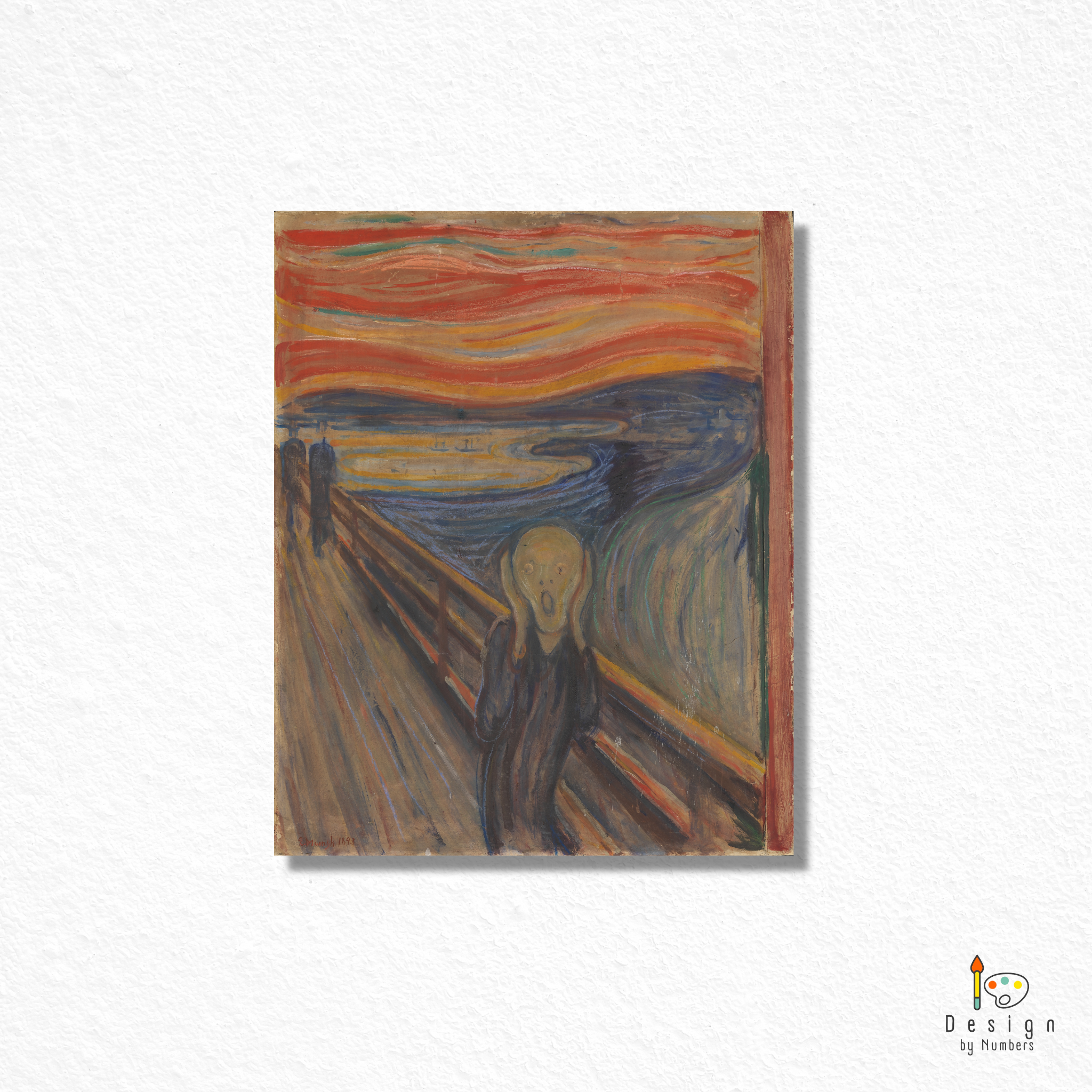 The Scream - Edvard Munch - Paint by Numbers