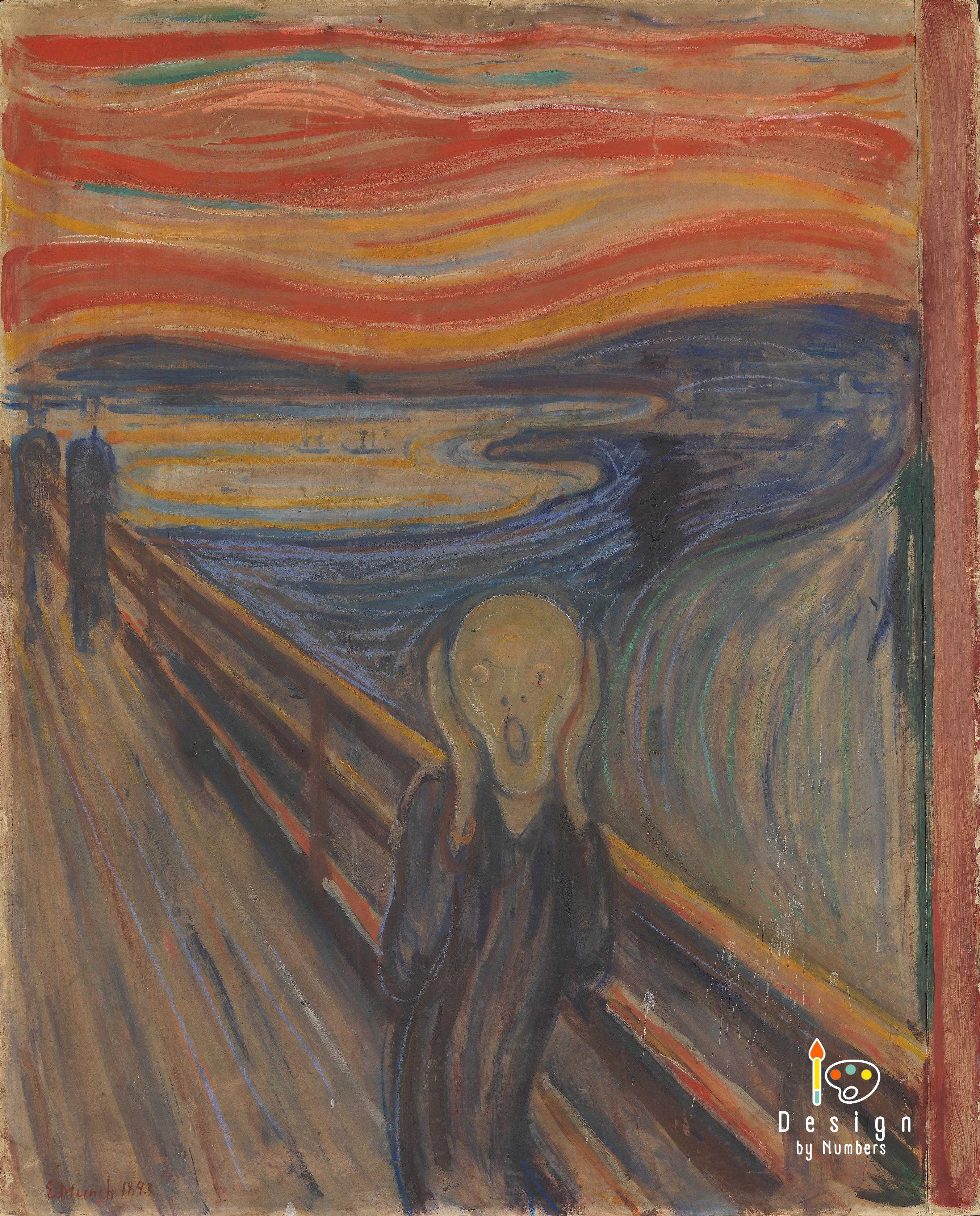 The Scream- Edvard Munch- Paint By Numbers