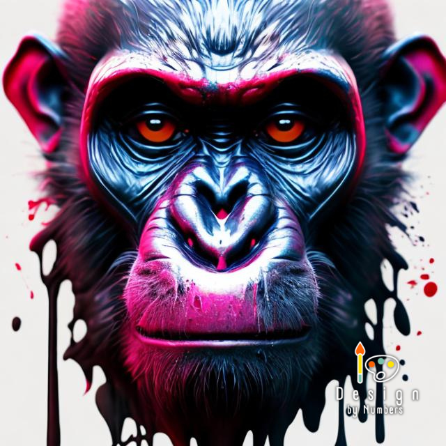 Endless Ape- Paint By Numbers