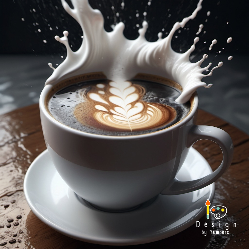 Foamy Delight- Paint By Numbers