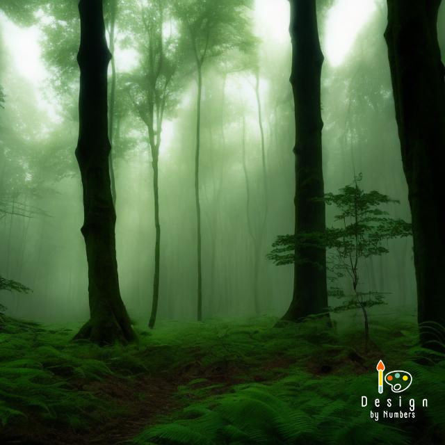 Mossy Glade- Paint By Numbers