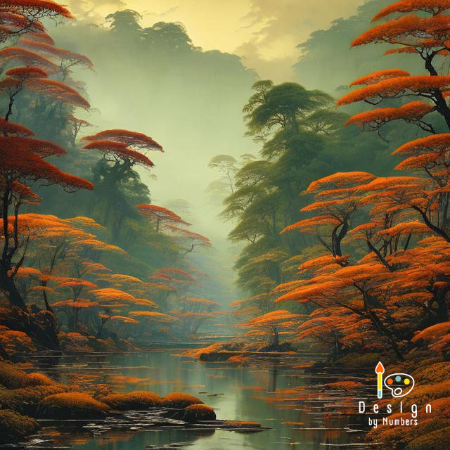 Forest Meditation- Paint By Numbers