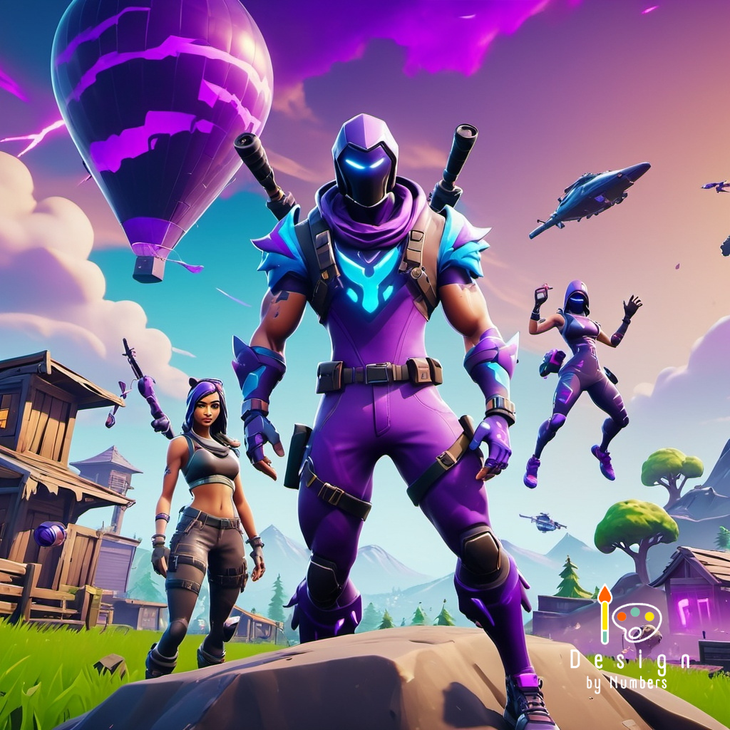 Fortnite- Paint By Numbers