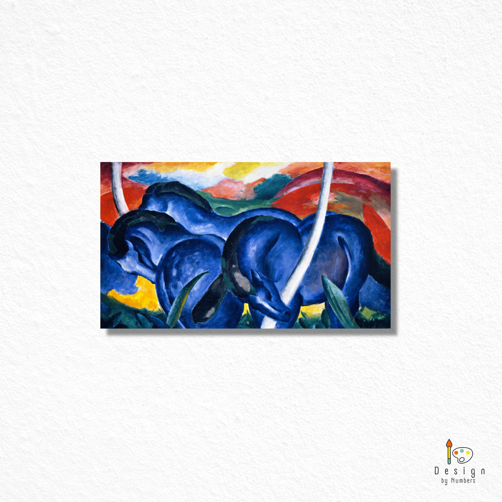 Blue Horses - Franz Marc - Paint by Numbers
