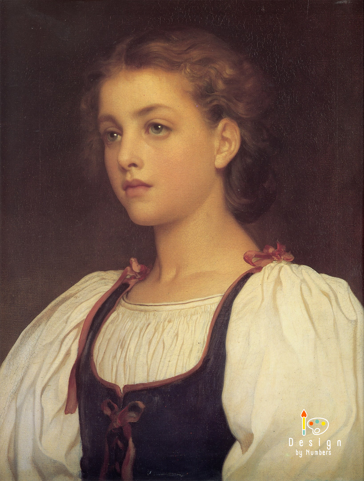 Biondina - Frederic Leighton - Paint by Numbers