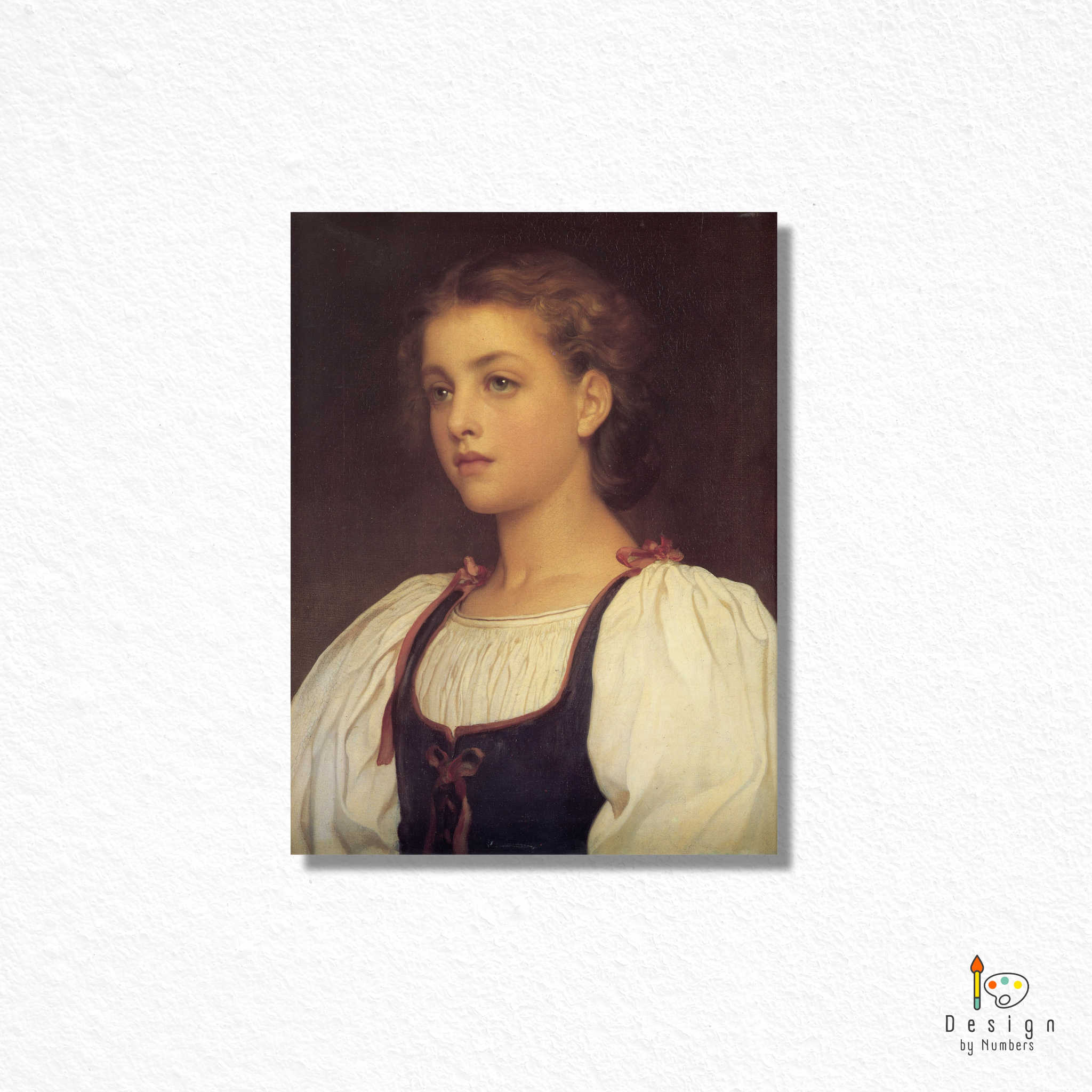 Biondina- Frederic Leighton- Paint by Numbers