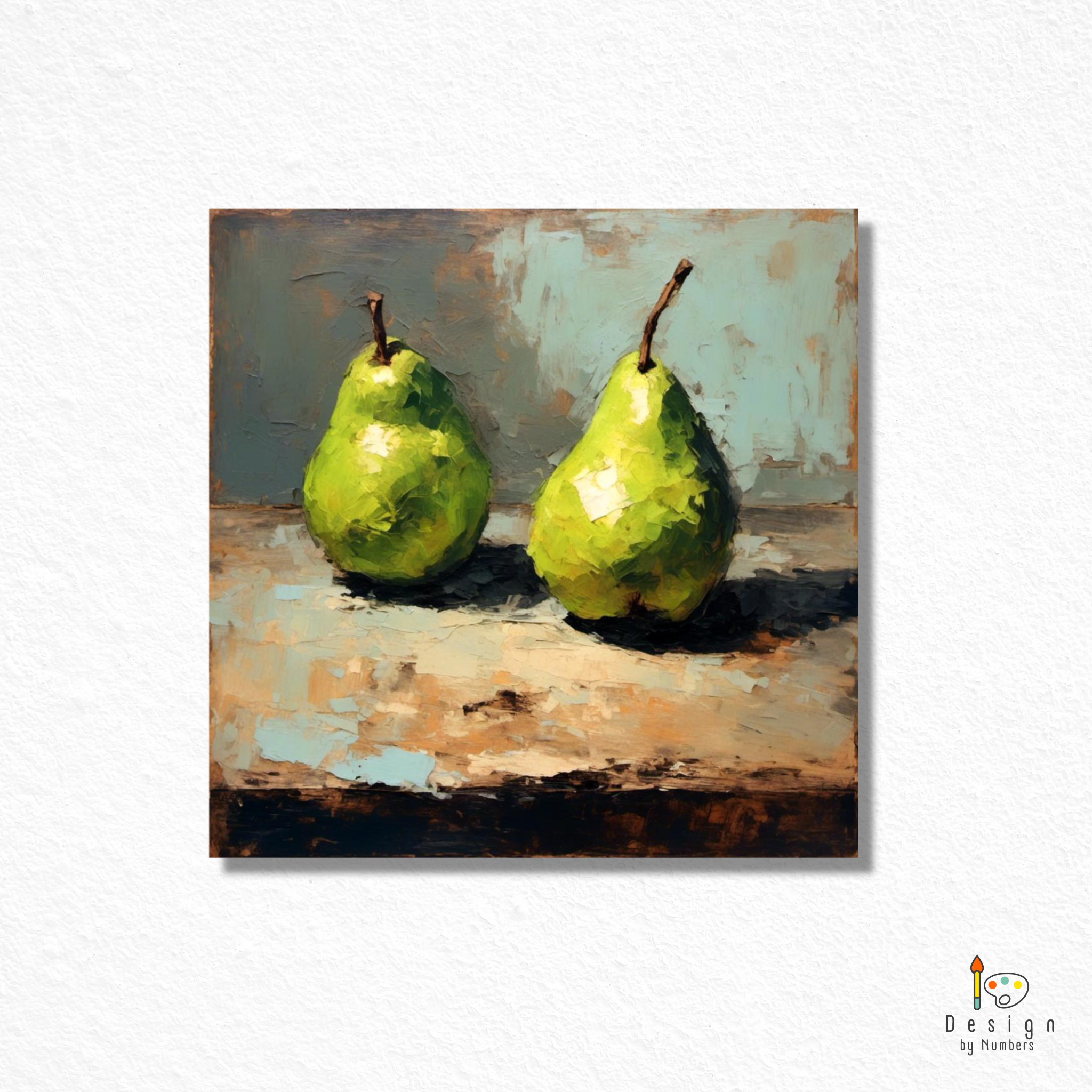 Pear in Oil- Paint By Numbers