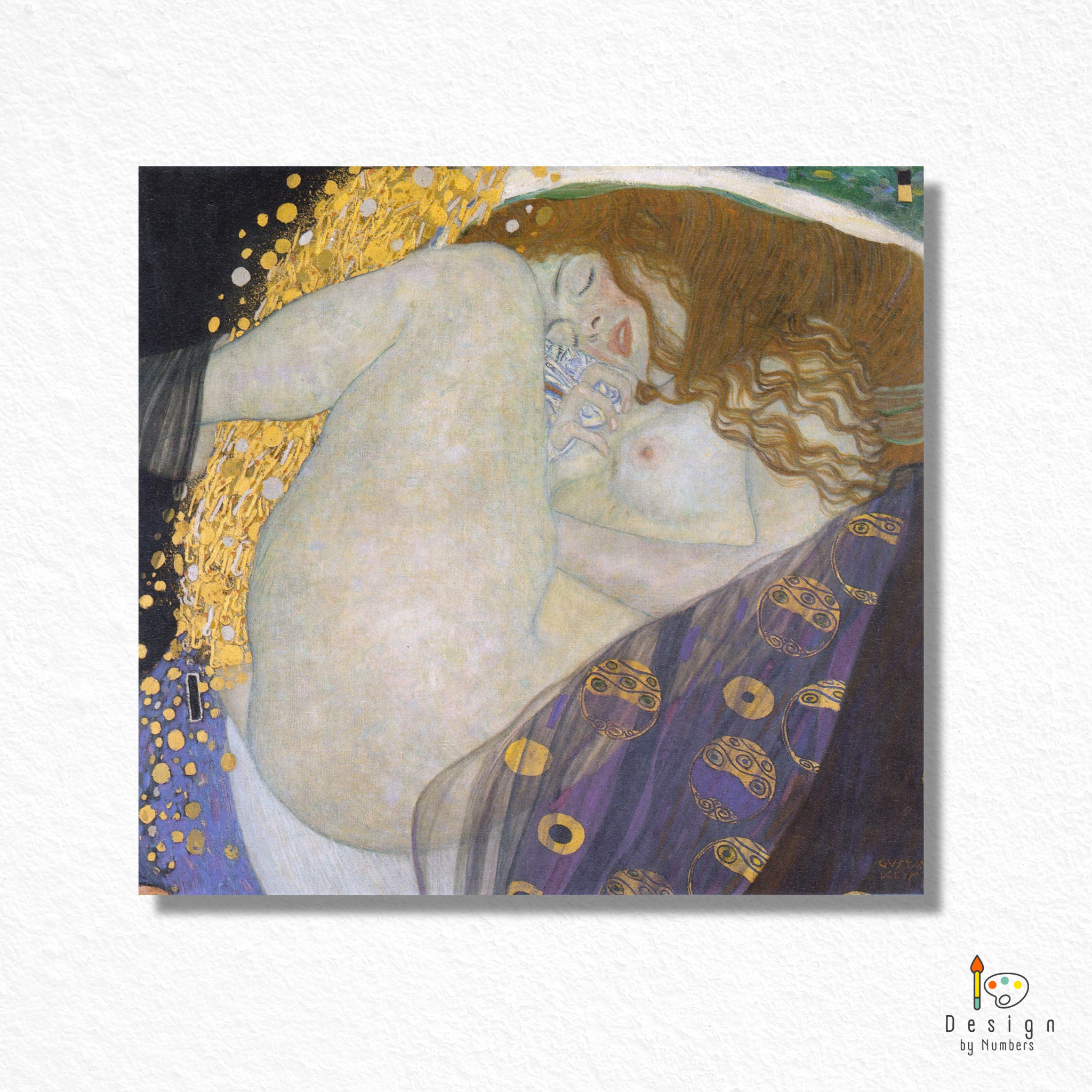 Danae- Gustav Klimt- Paint by Numbers