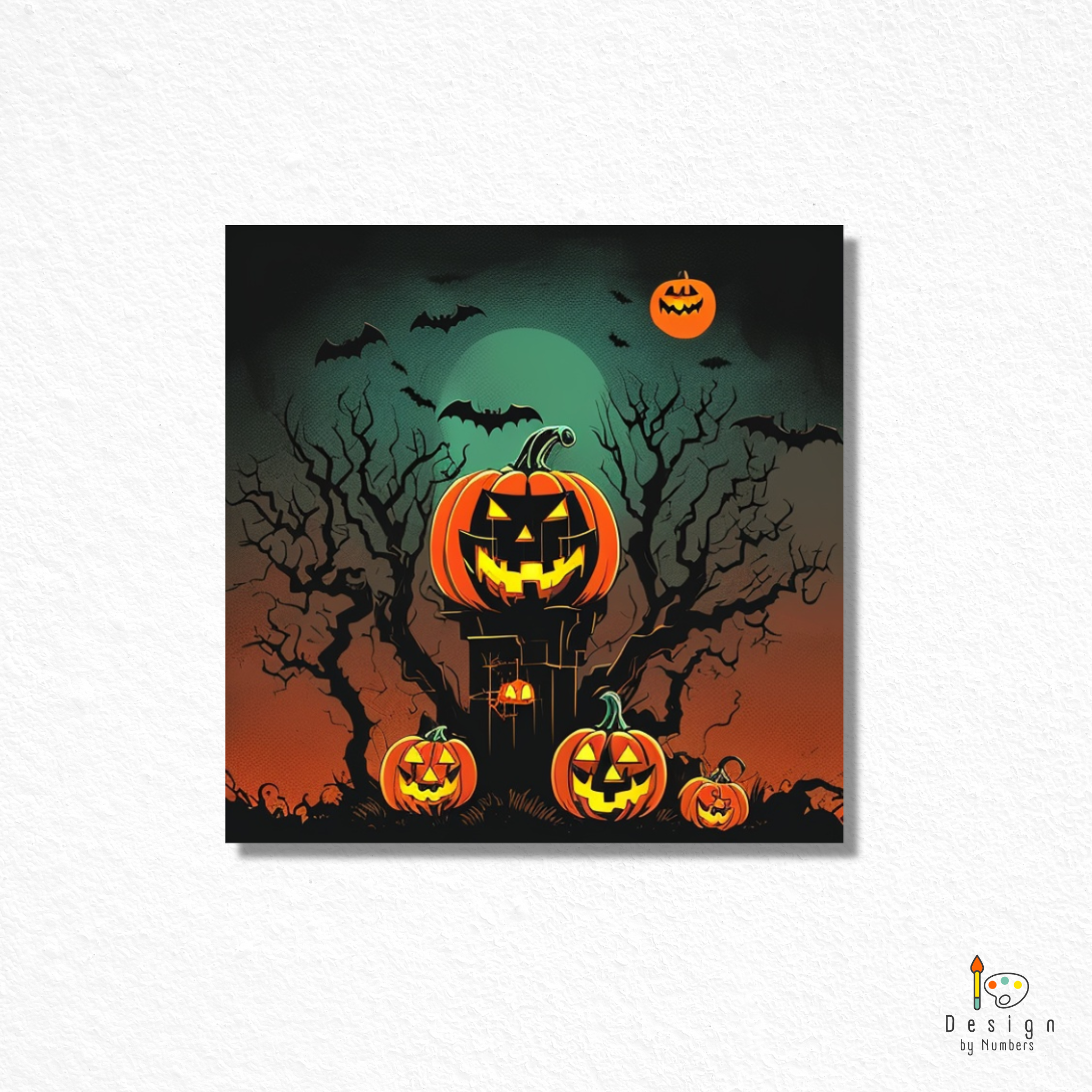 Pumpkin Invasion- Paint By Numbers