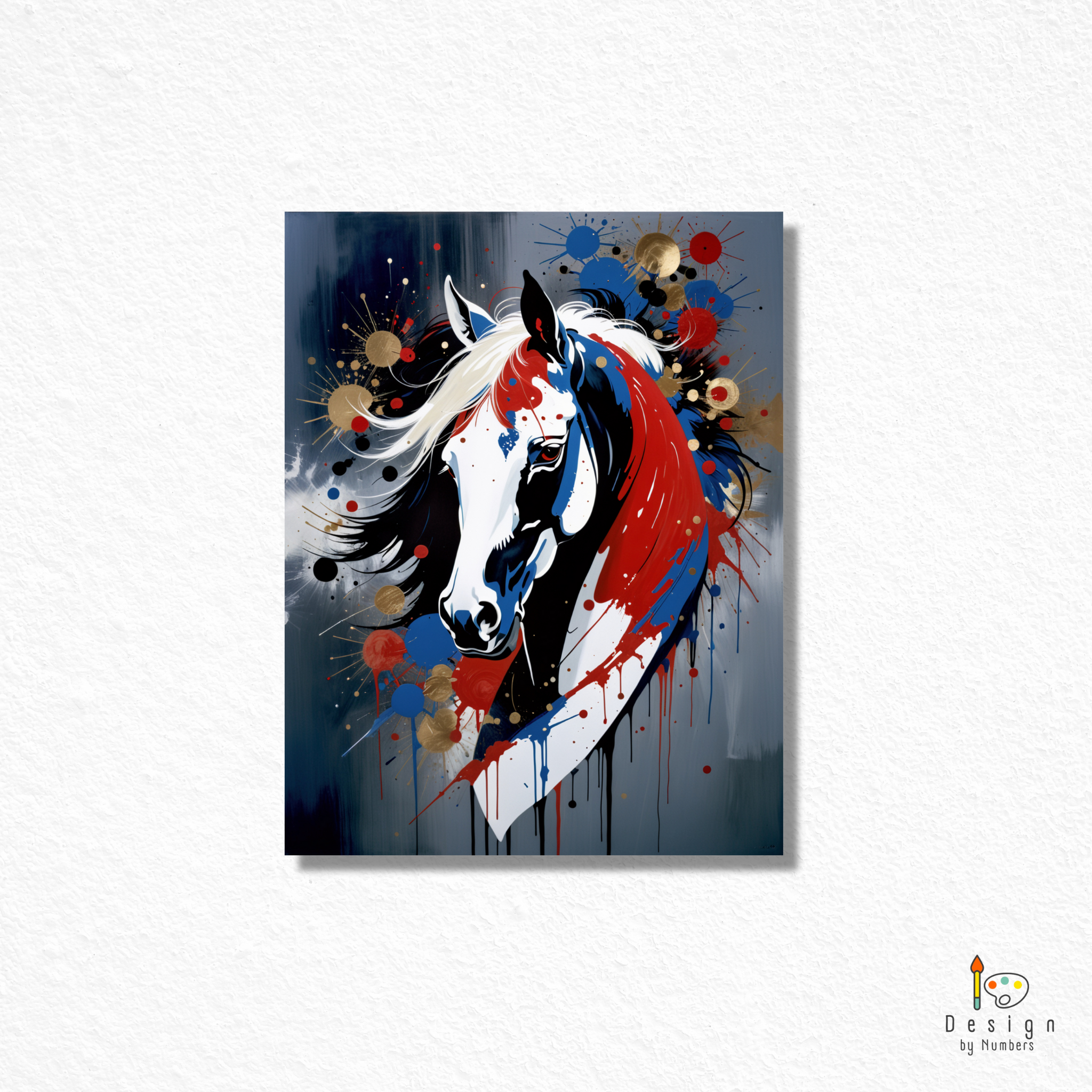 Modern Horse - Paint by Numbers