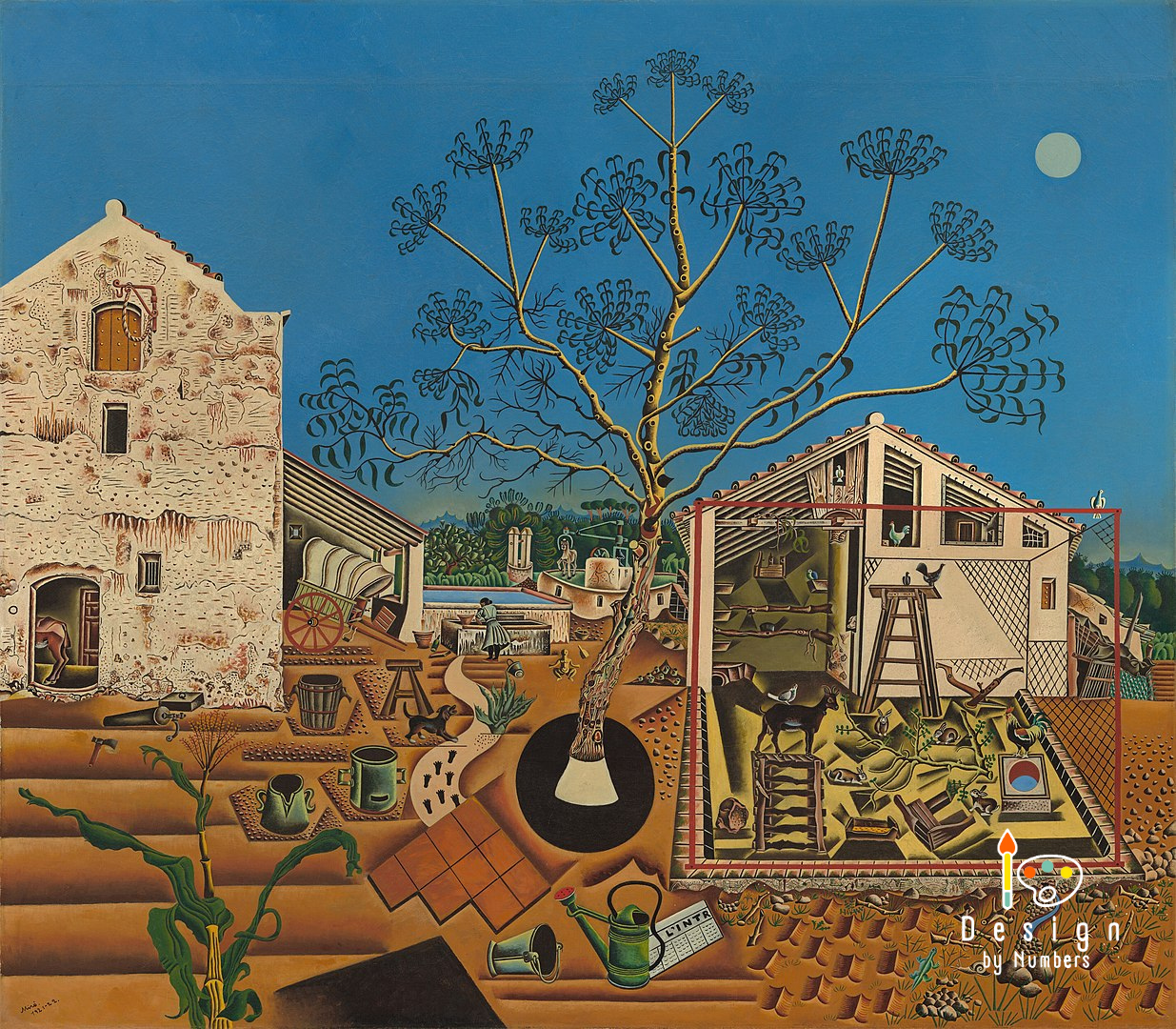 The Farm - Joan Miro - Paint by Numbers