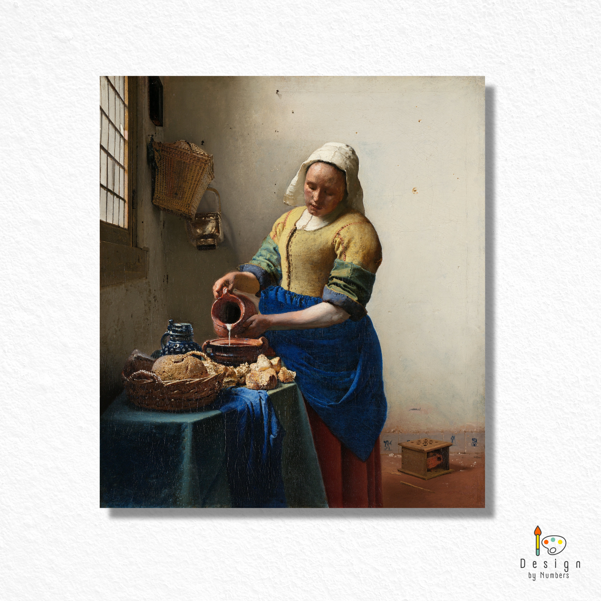 The Milkmaid- Johannes Vermeer- Paint by Numbers