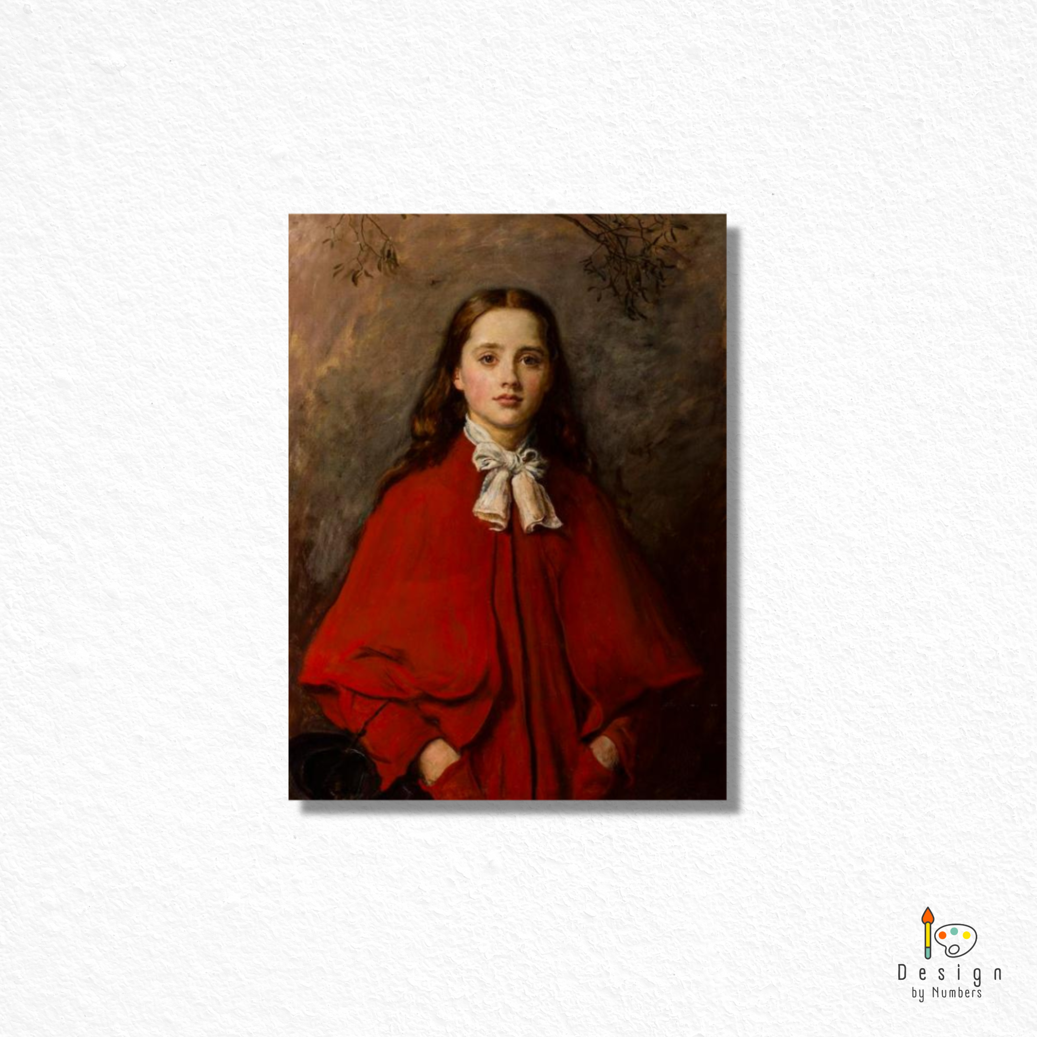 Bright Eyes - John Everett Millais - Paint by Numbers