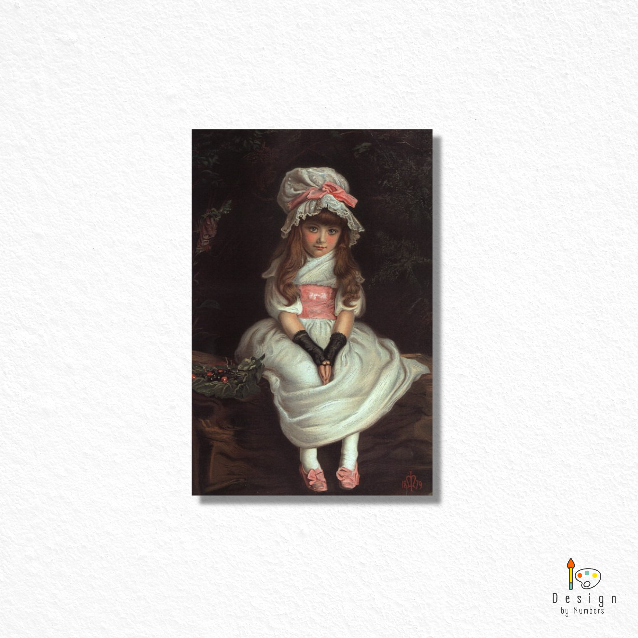 Cherry Ripe- John Everett Millais- Paint by Numbers