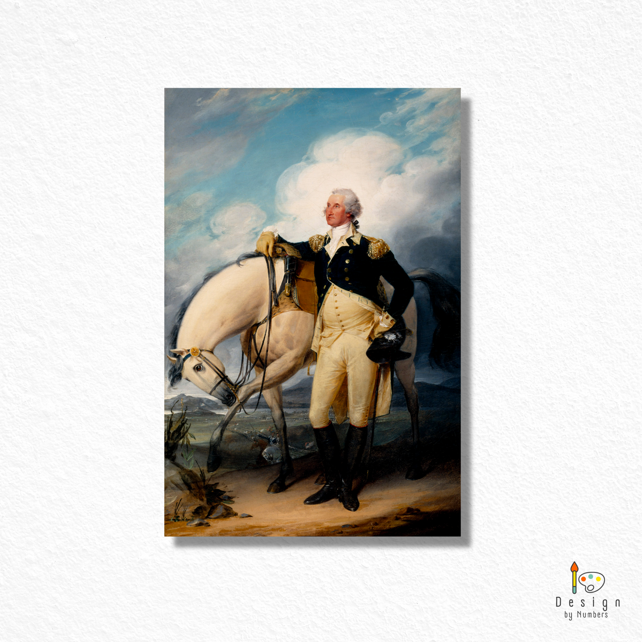 Washington at Verplanck's Point- John Trumbull- Paint by Numbers