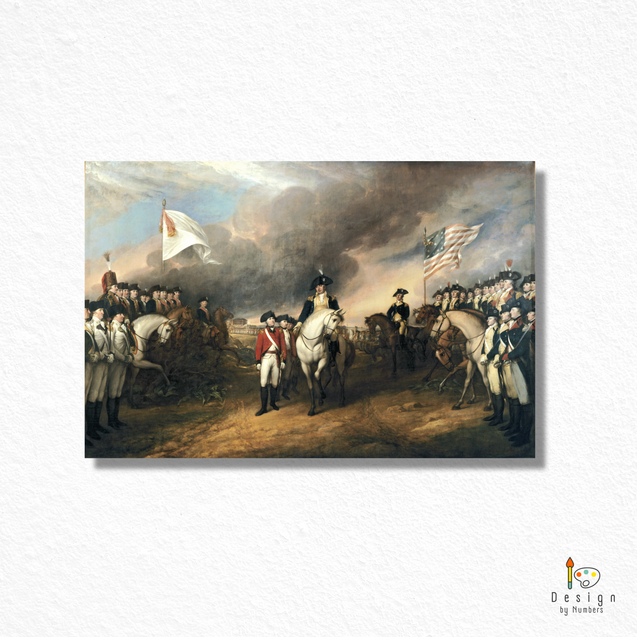 Surrender of Lord Cornwallis - John Trumbull - Paint by Numbers