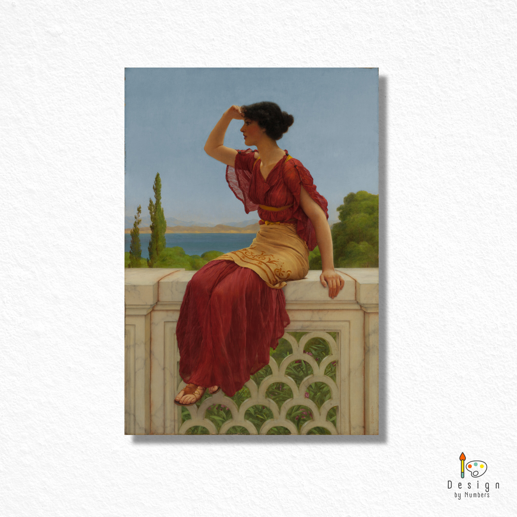 The Signal -  John William Godward - Paint by Numbers